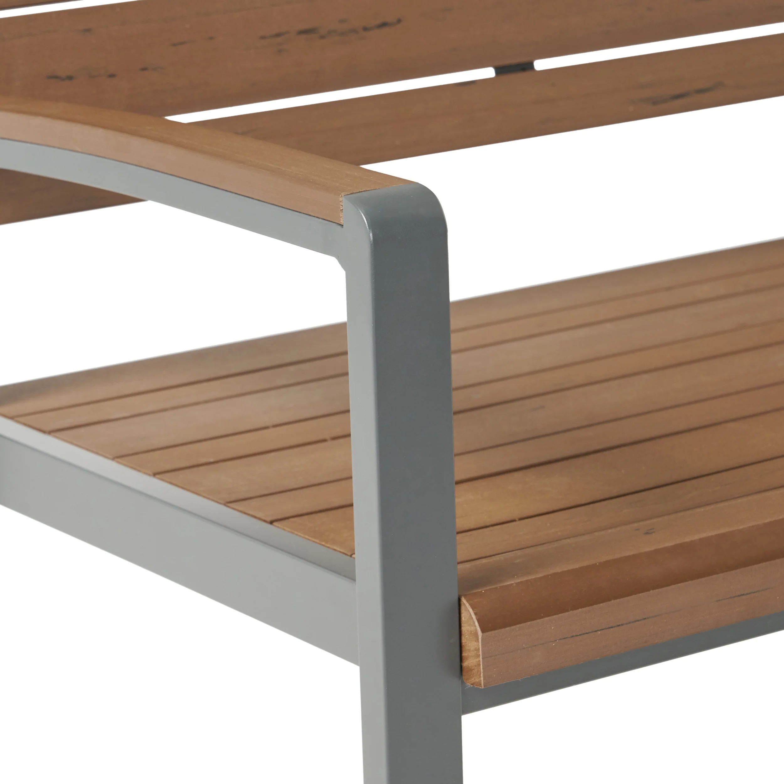 Trimble Outdoor Aluminum Bench - furnishings