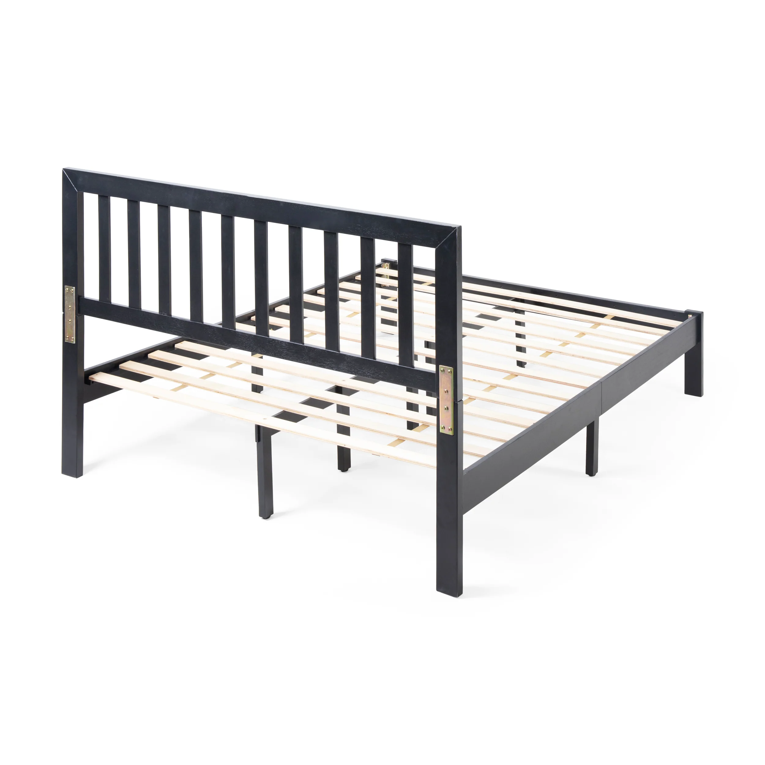 Contessa Modern Farmhouse Acacia Wood Queen Bed Platform - furnishings