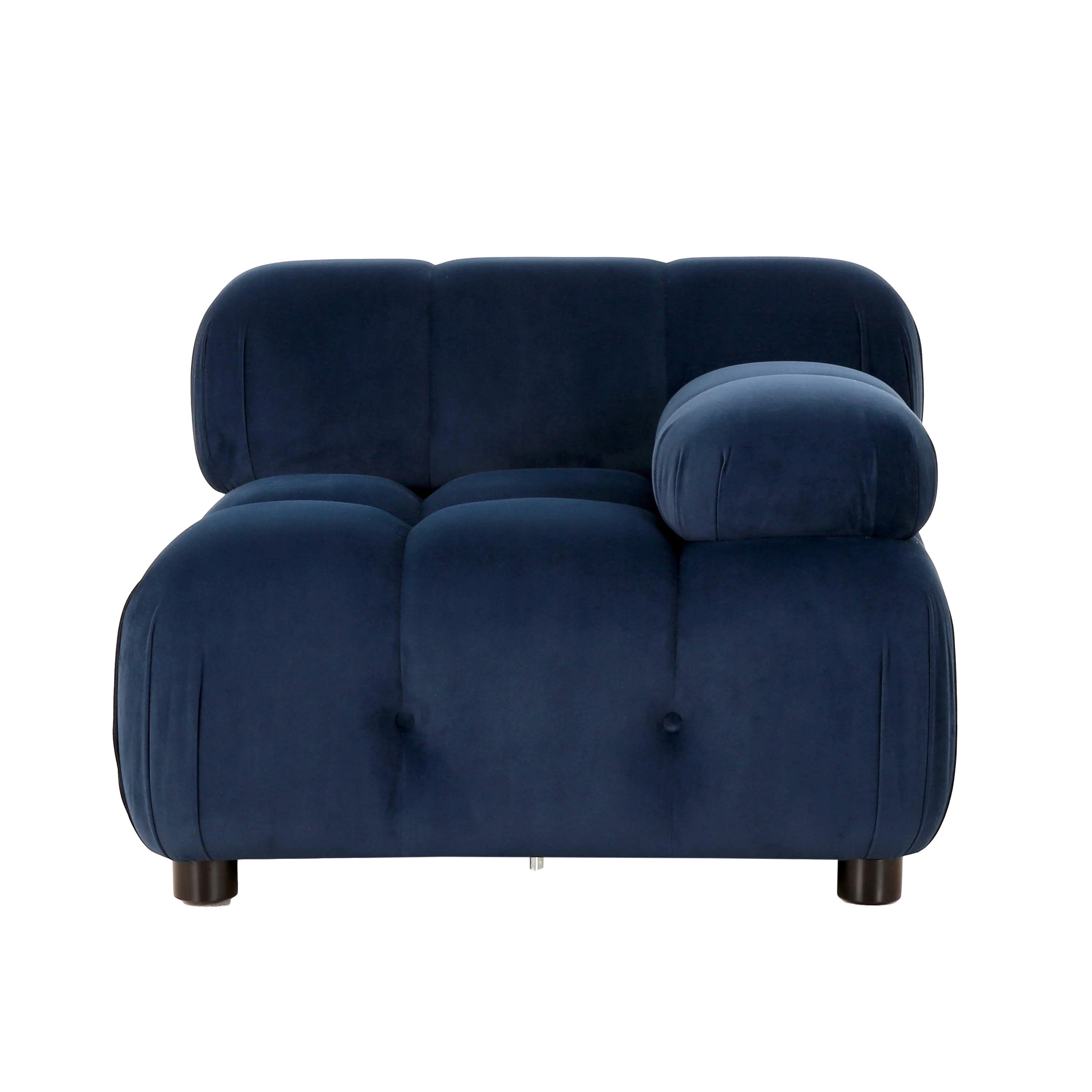 Kildare Velvet 3 Seater Modular Tufted Sectional - furnishings