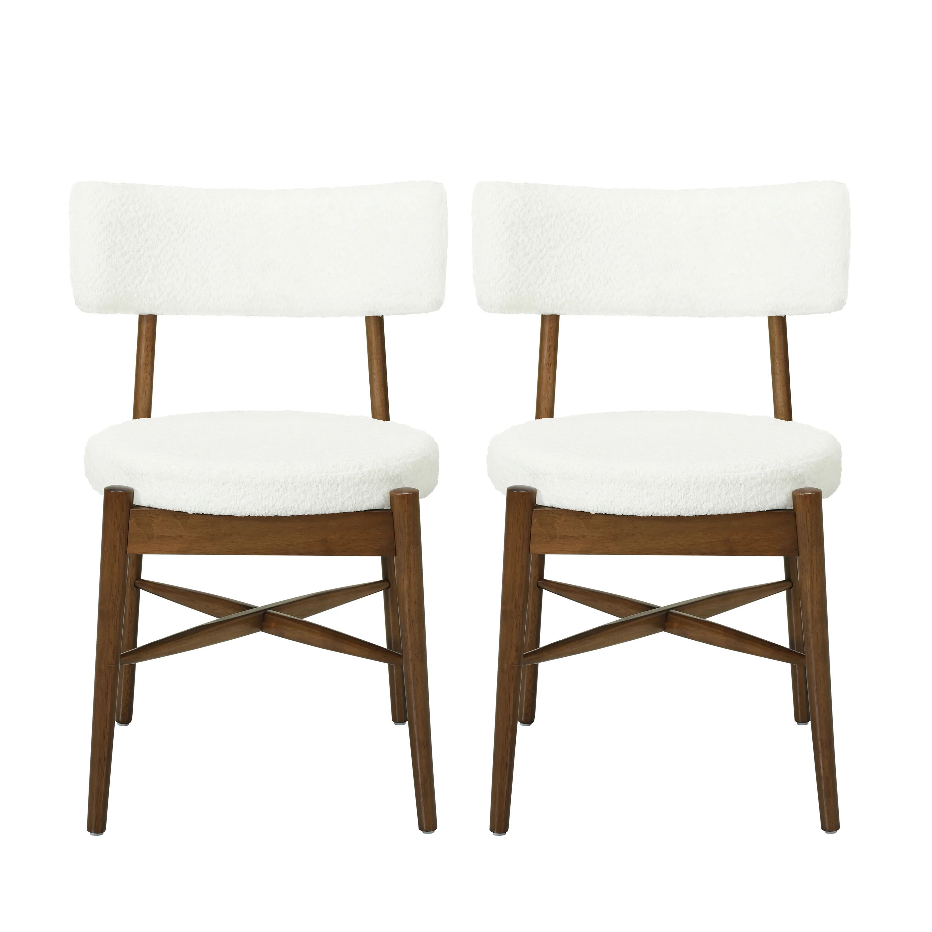 Celestee Modern Upholstered Dining Chairs, Set of 2 - furnishings