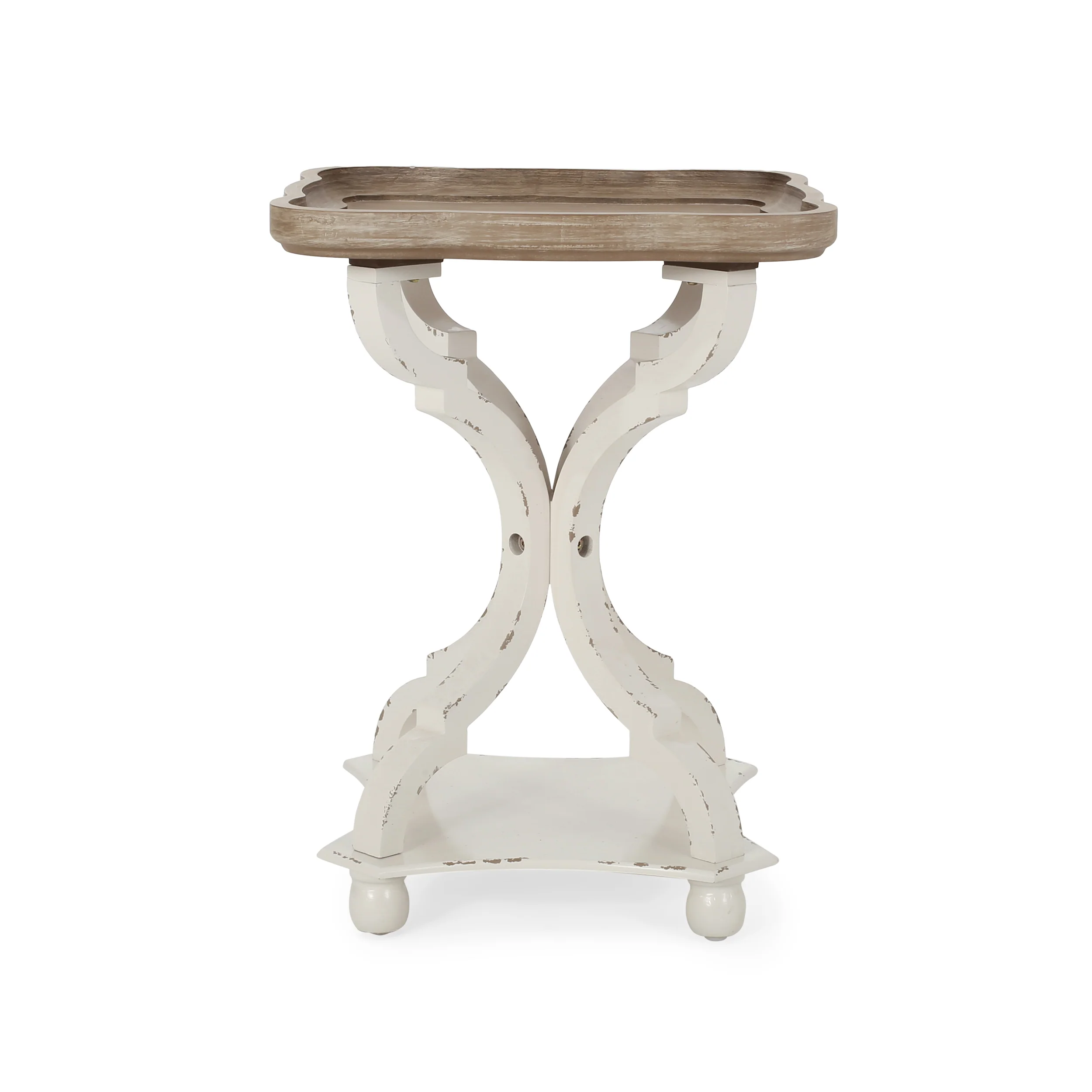 Dianelly French Country Accent Table with Square Top - furnishings