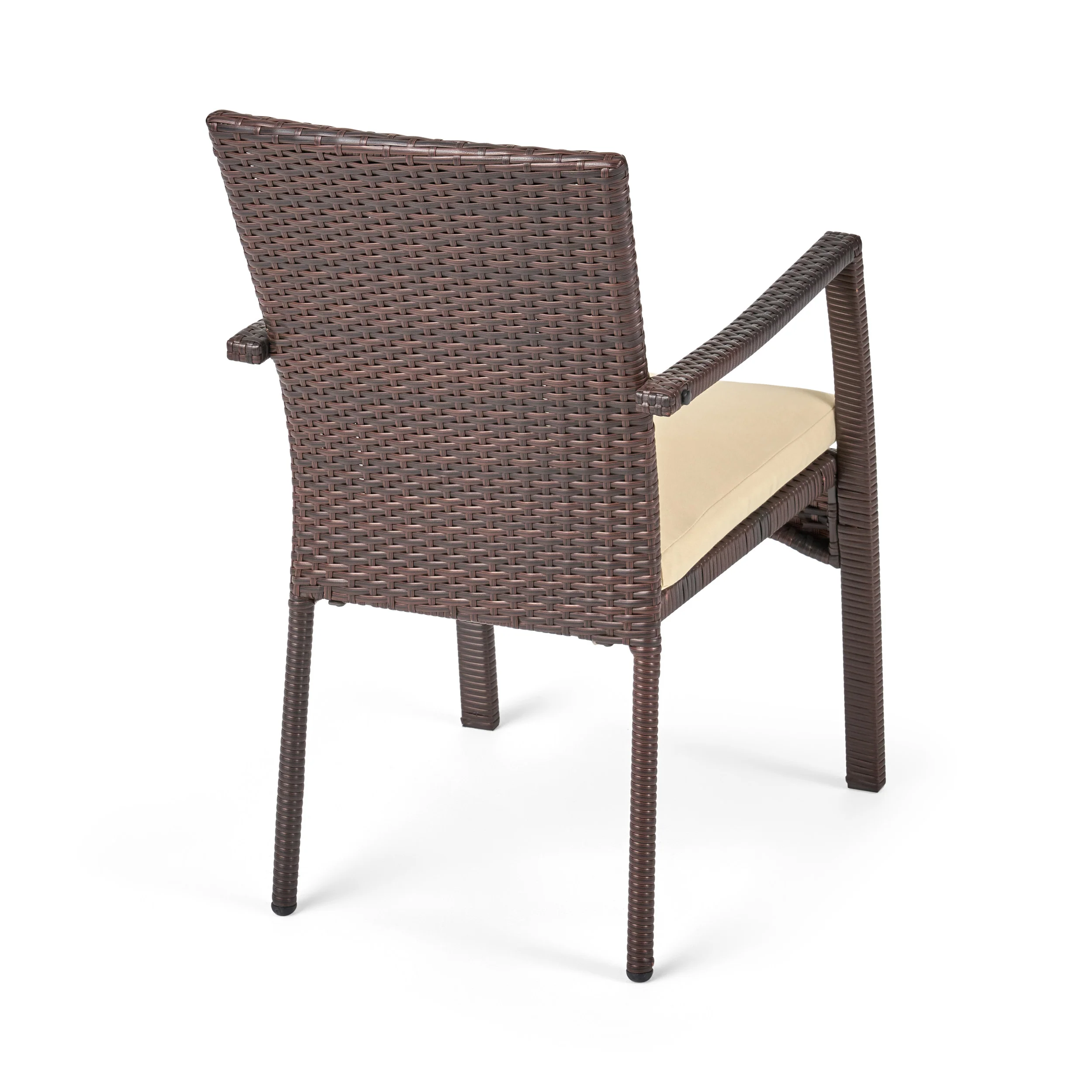 Lancaster Outdoor 7-piece Wicker Dining Set with Cushions - furnishings
