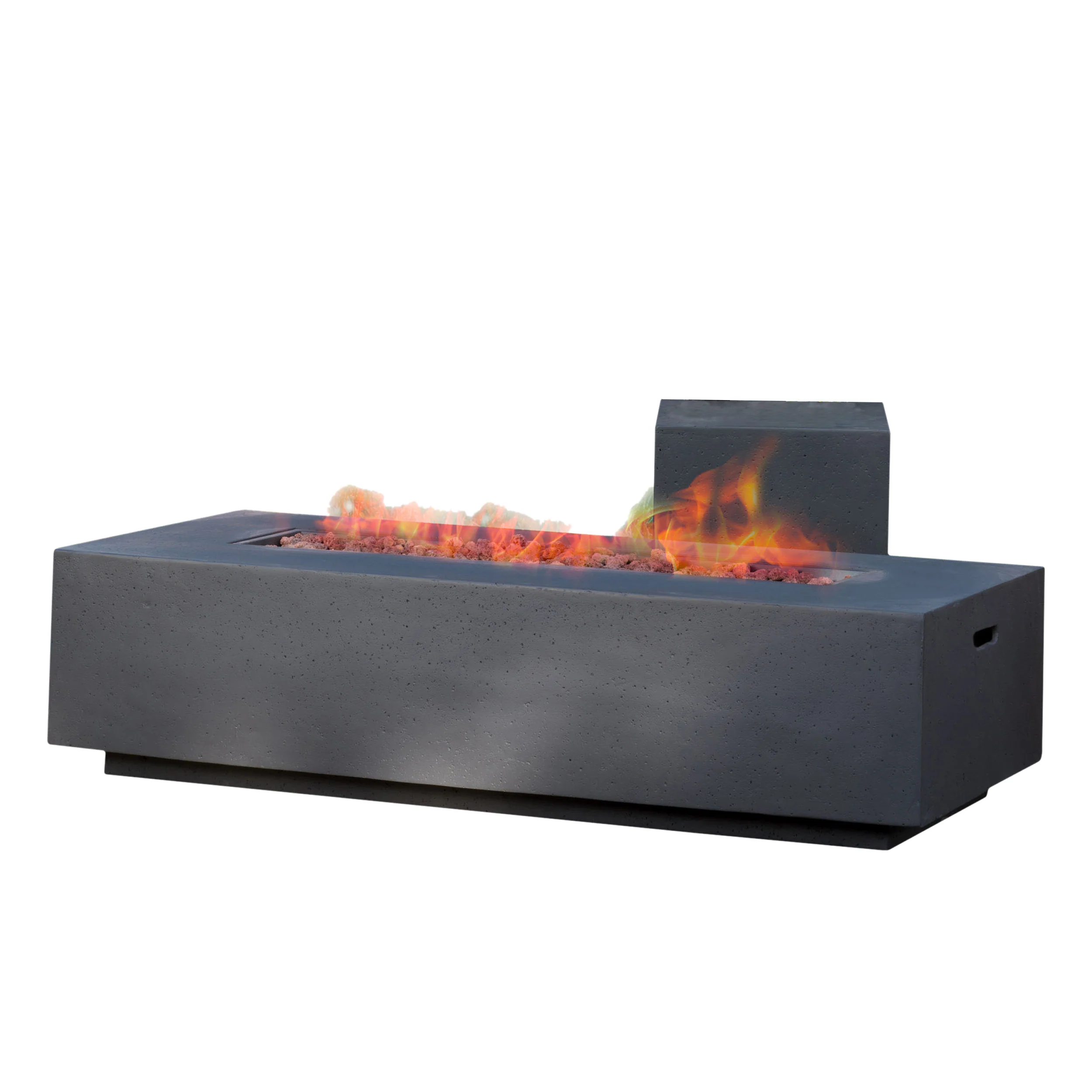 Jaxon Outdoor 50,000 BTU Rectangular Fire Table with Tank Holder - furnishings