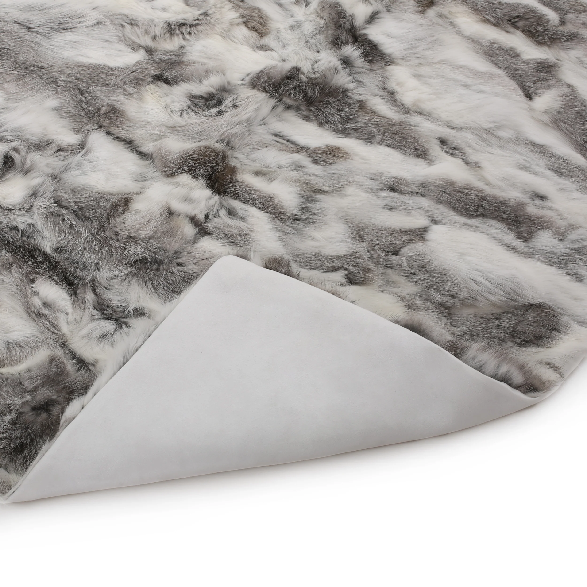 Lauren Glam Fur Throw Blanket - furnishings