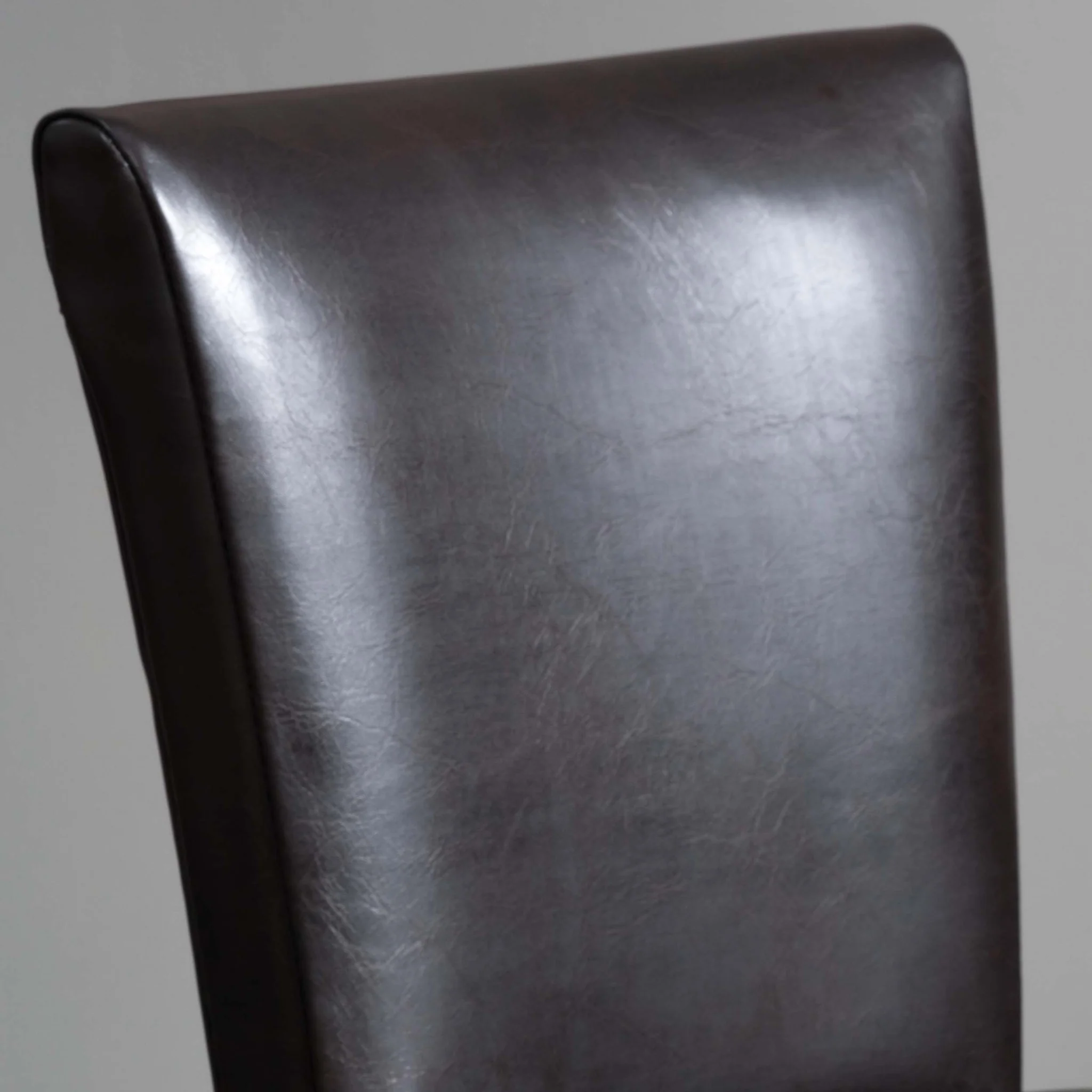 Rosalynn Brown Leather Folding Dining Chairs (Set of 2) - furnishings