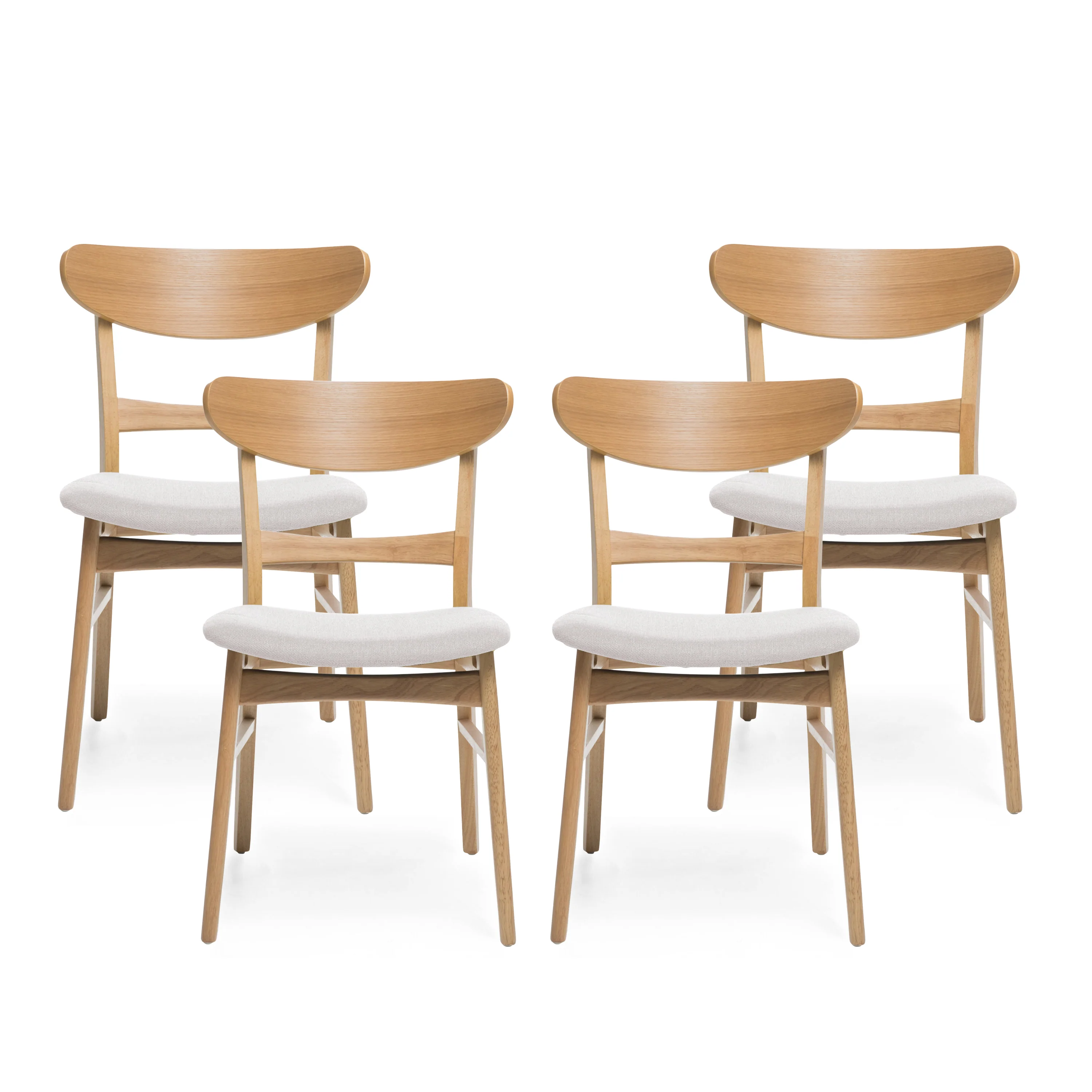Isador Mid-Century Modern Dining Chairs (Set of 4) - furnishings