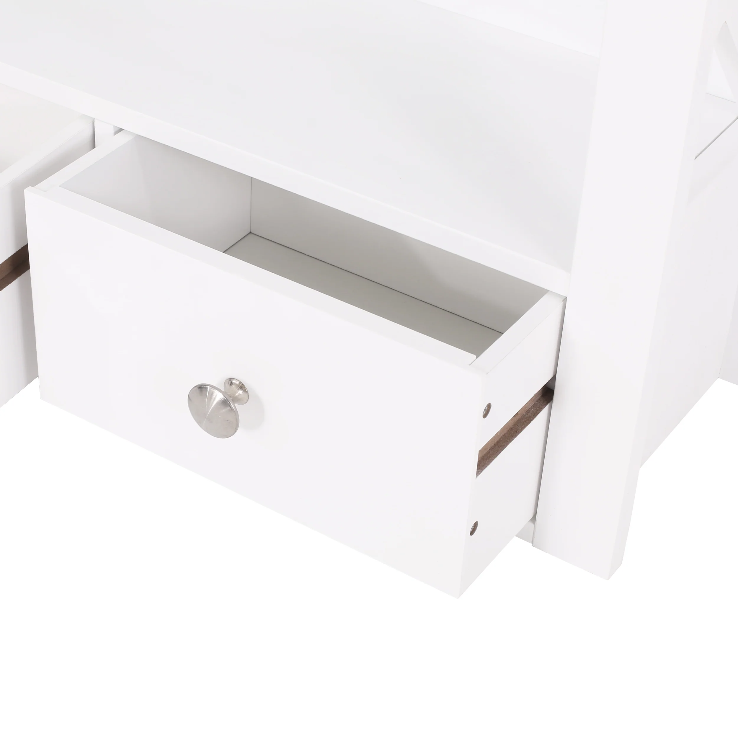 Lewis Modern Wall-Mounted Bathroom Storage Cabinet with Drawers - furnishings