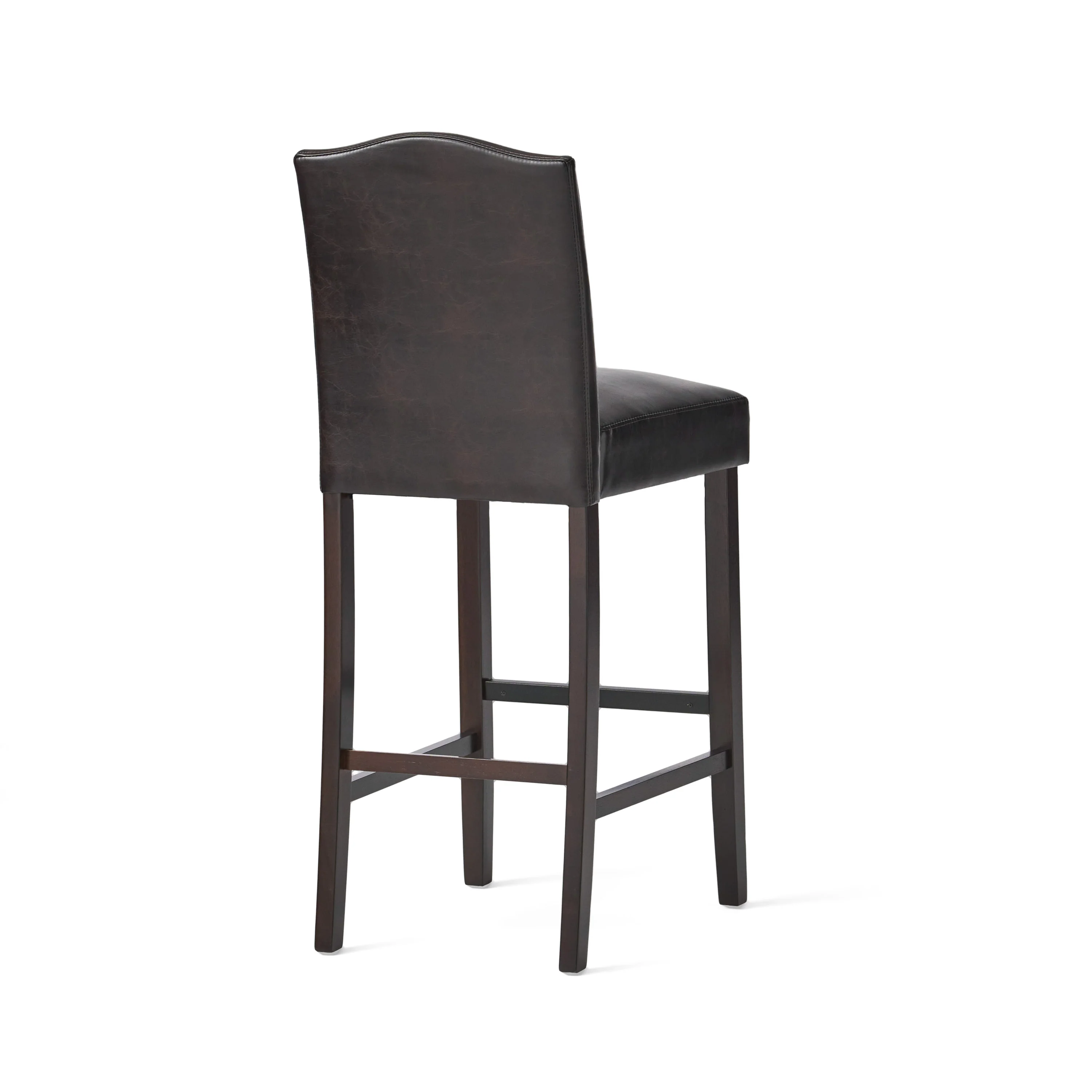 Kainu Brown Leather Barstools, Set of 2 - furnishings
