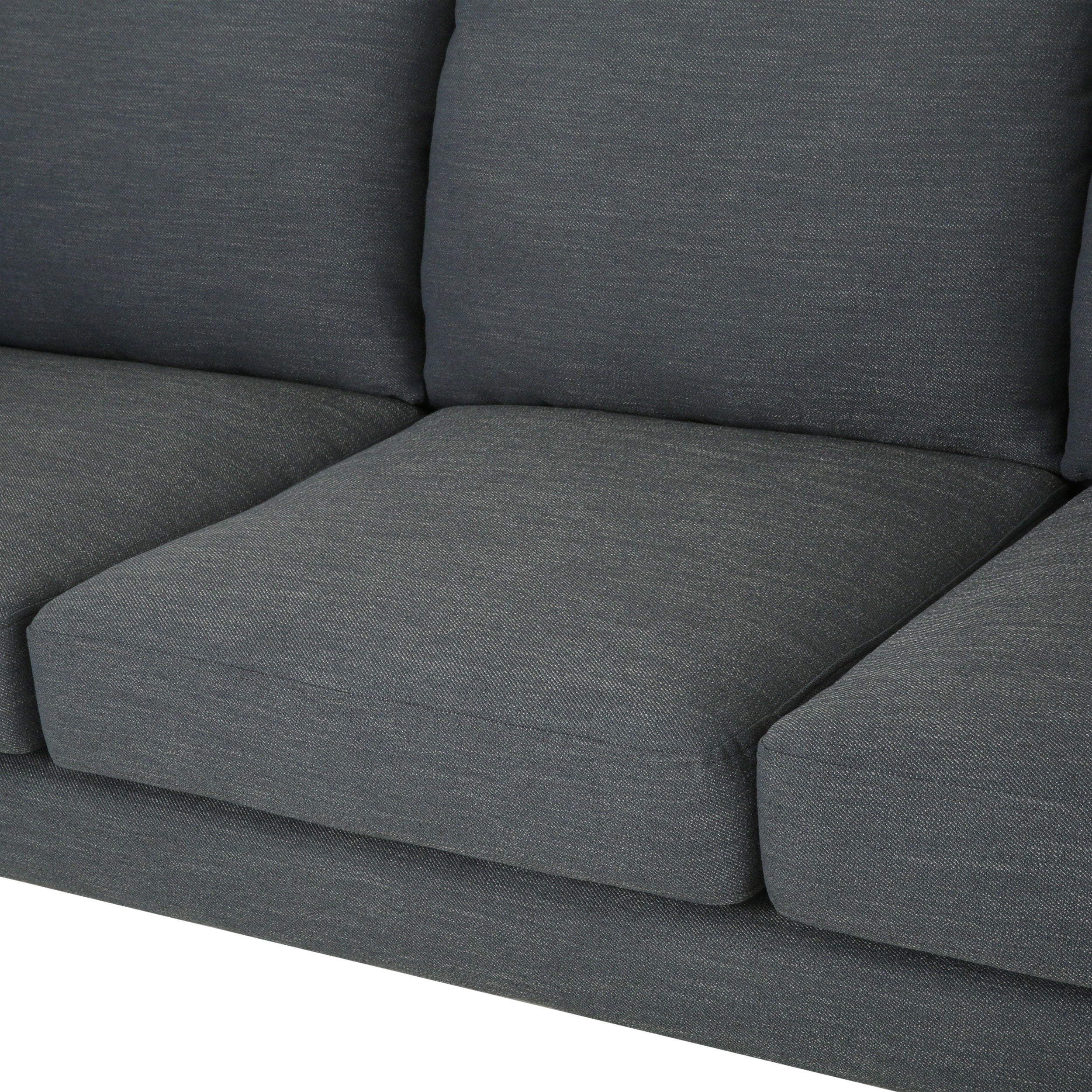 Zoha Modern Fabric 3 Seater Sofa - furnishings
