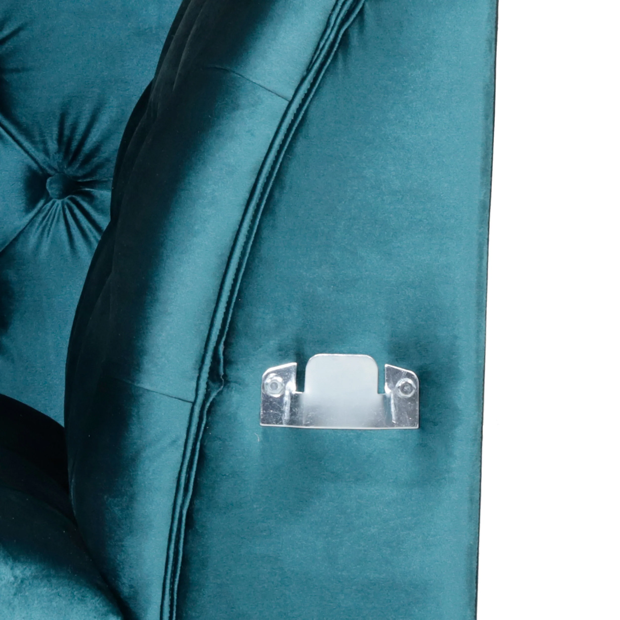 Camrose Contemporary Tufted Velvet Chaise Sectional - furnishings
