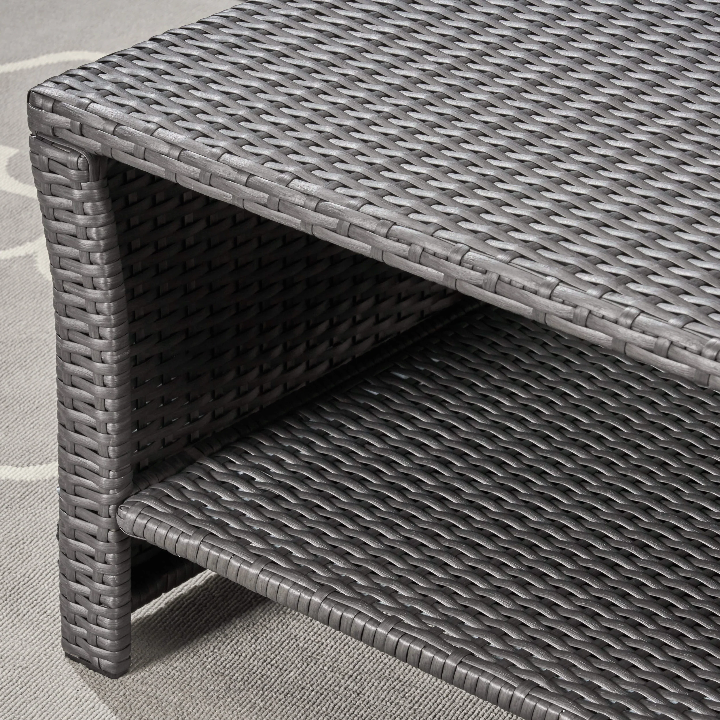 Lucia Outdoor 7 Seater Wicker Chat Set - furnishings
