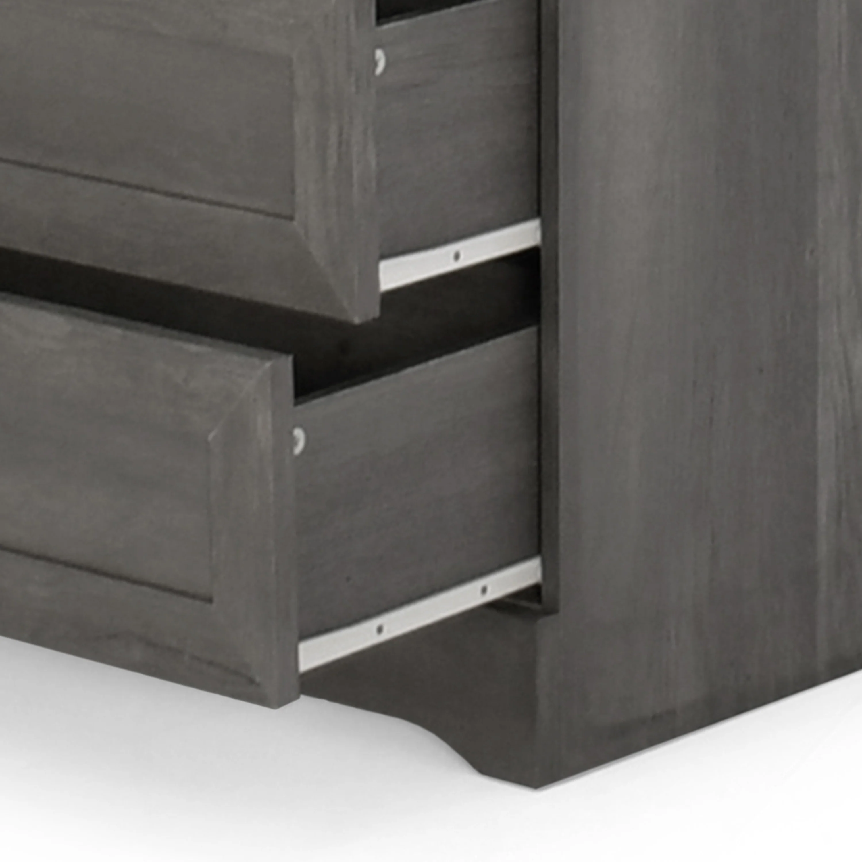 Broxon Rustic Wide 4 Drawer Dresser - furnishings