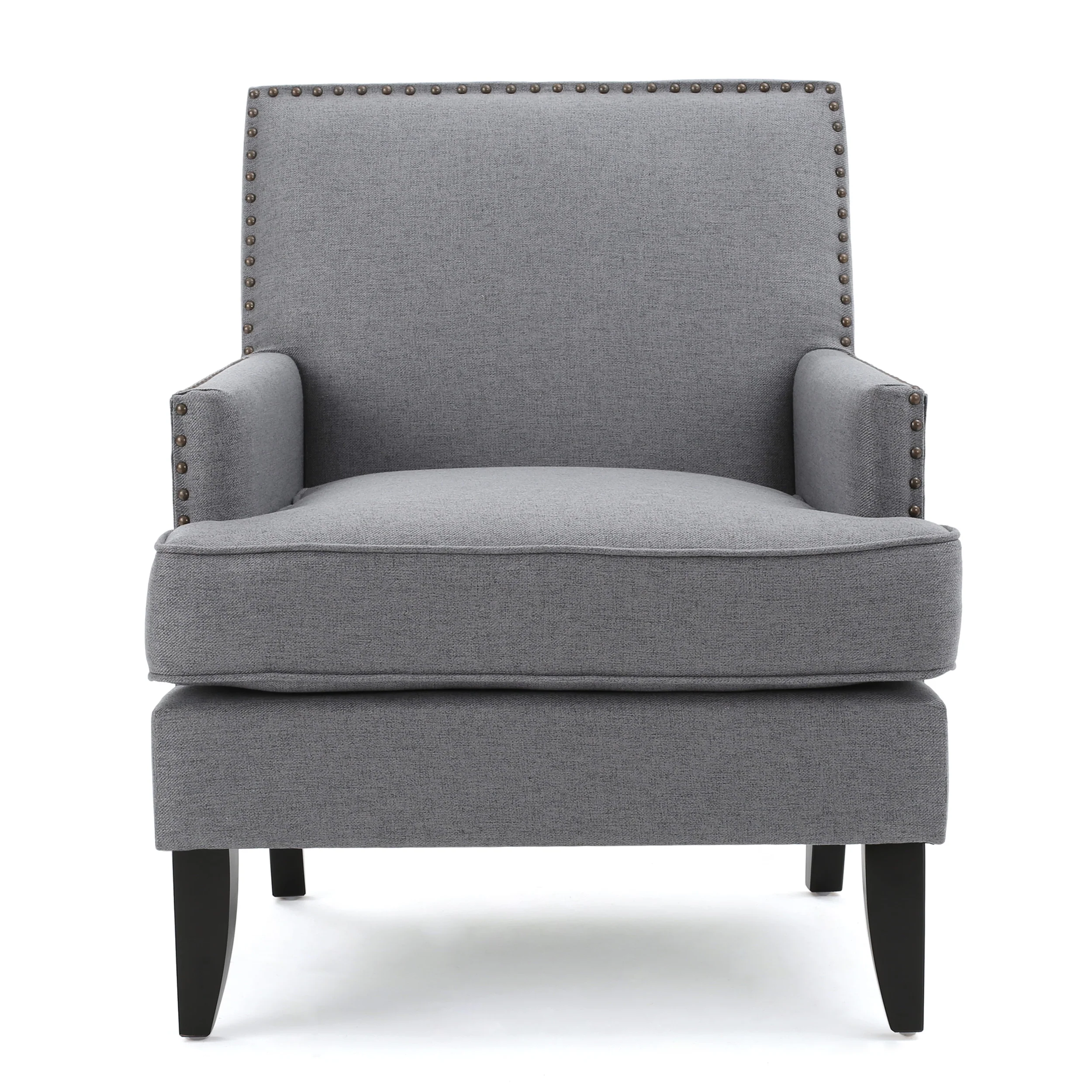 Talette Studded Modern Club Arm Chair - furnishings