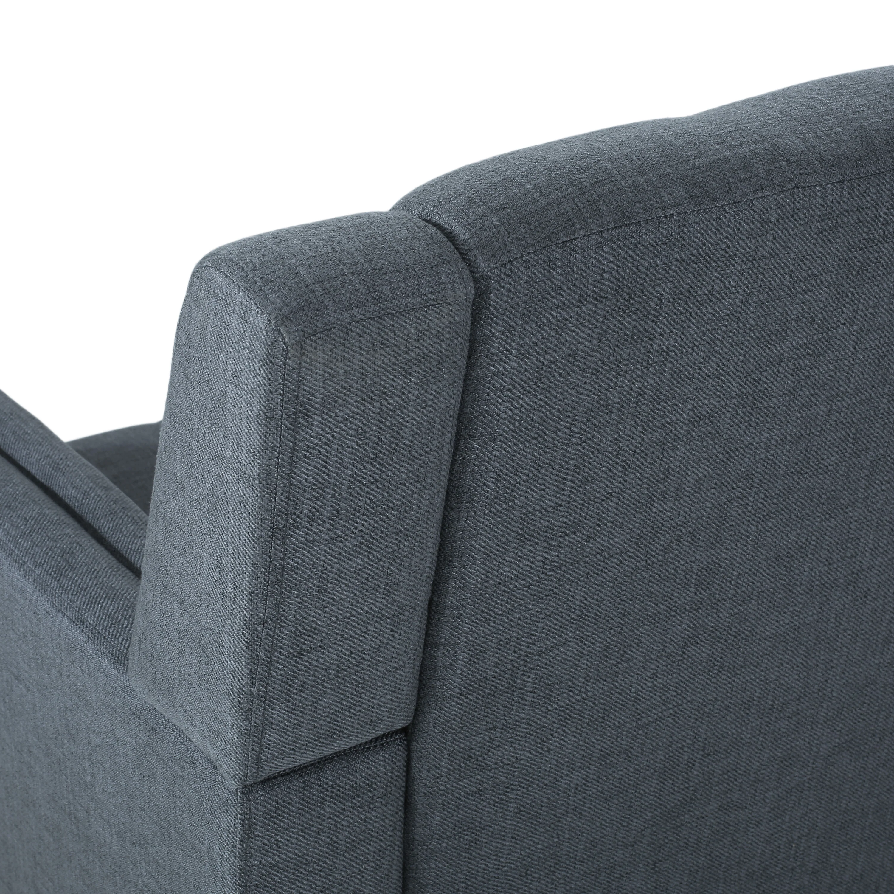 Evelyn Mid Century Modern 3-Piece Chairs & Loveseat Fabric Living Room Set - furnishings