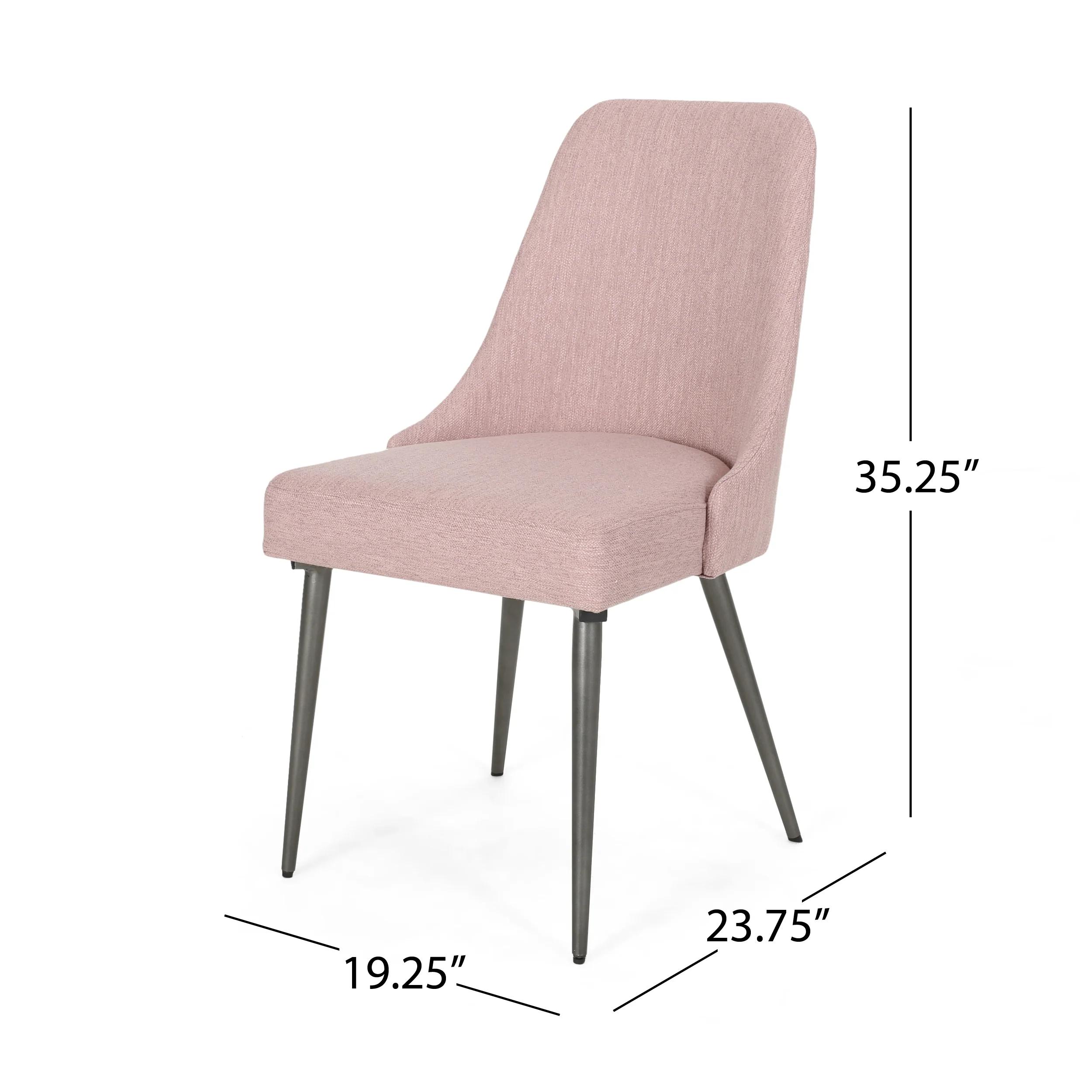Ella Modern Fabric Dining Chairs (Set of 2) - furnishings
