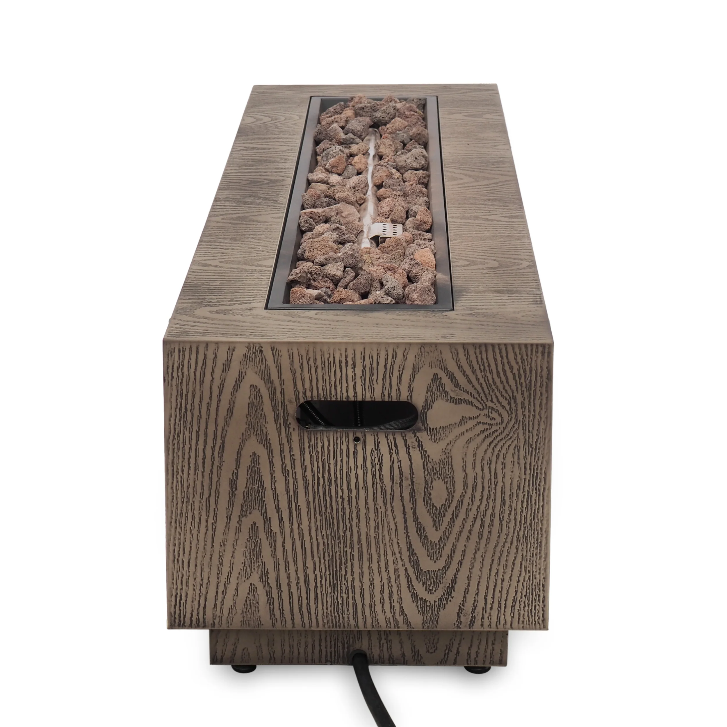 Jasmine Outdoor 50,000 BTU Rectangular Fire Pit (No Tank Holder) - furnishings