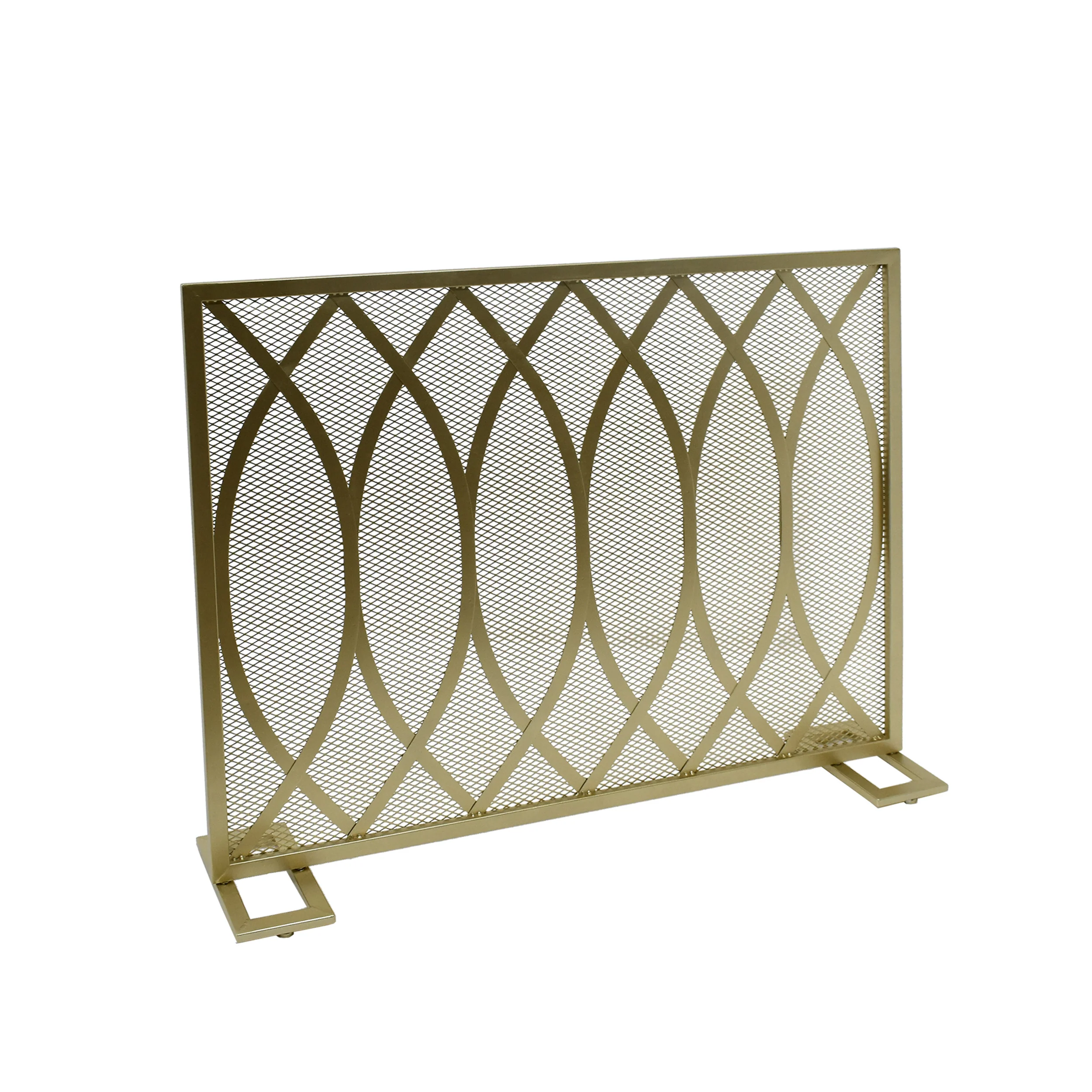 Junior Modern Single PanelIron Firescreen - furnishings