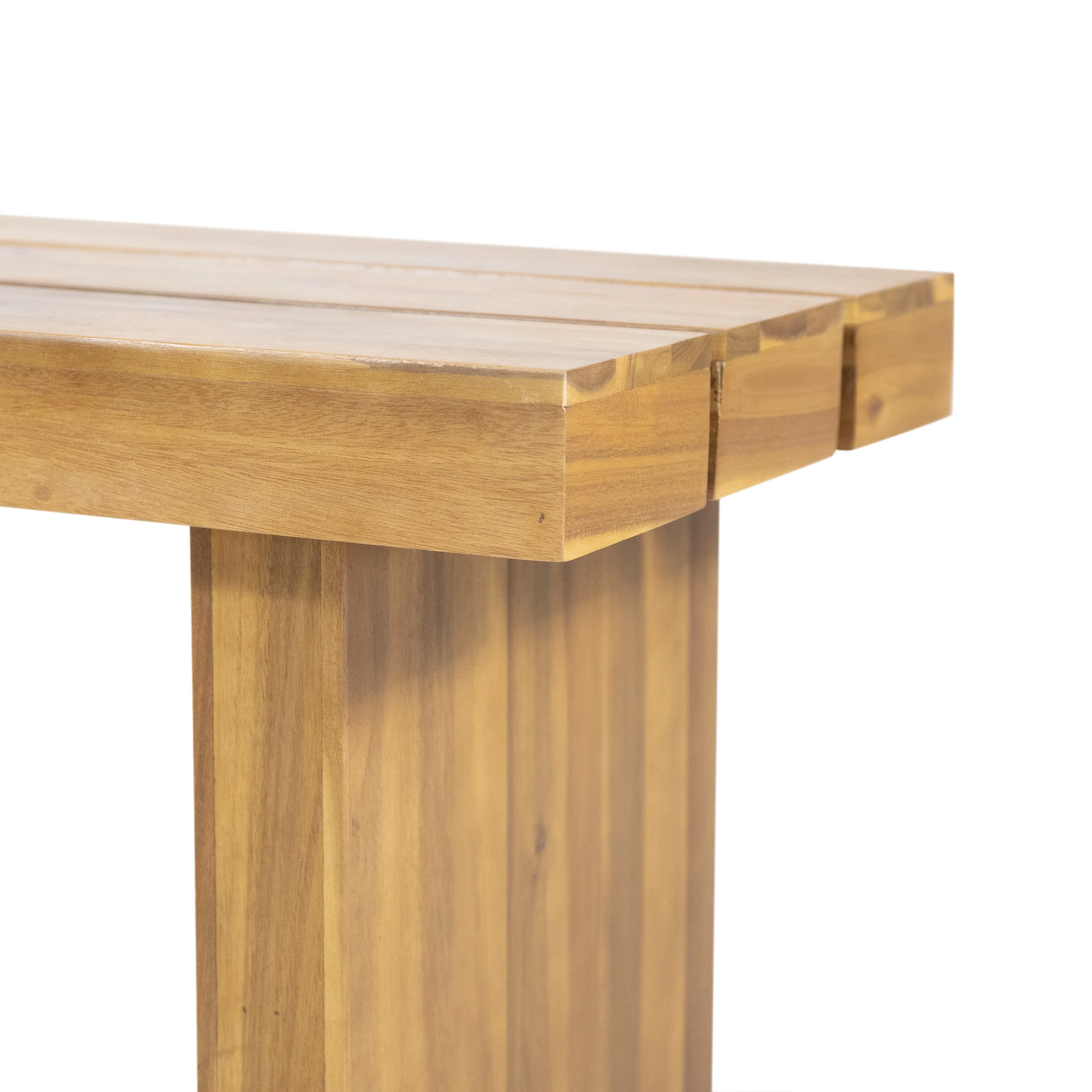 Bagwell Appling Outdoor Acacia Wood Bench - furnishings