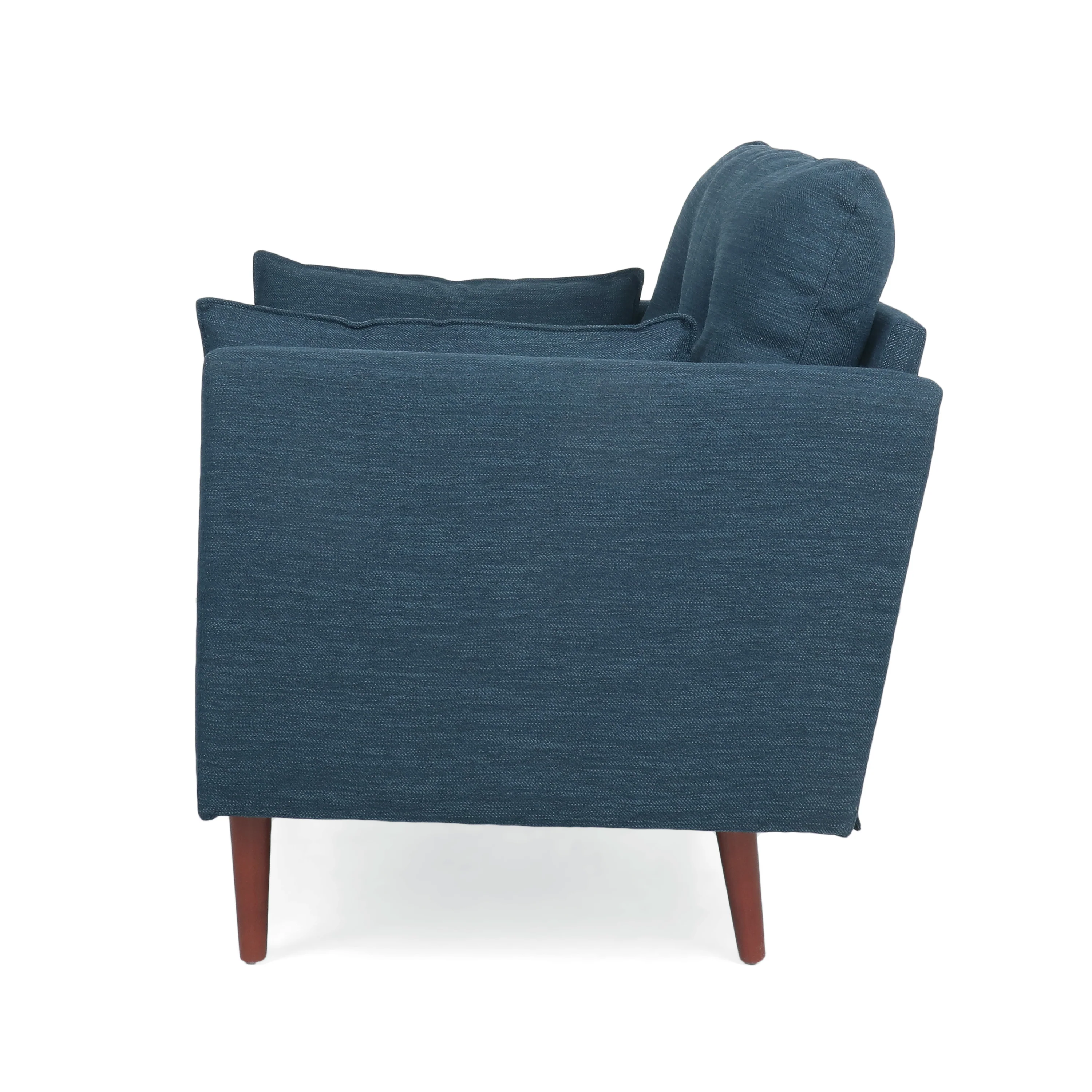 Ashuelot Mid Century Modern Fabric Tufted Club Chair with Accent Pillows - furnishings