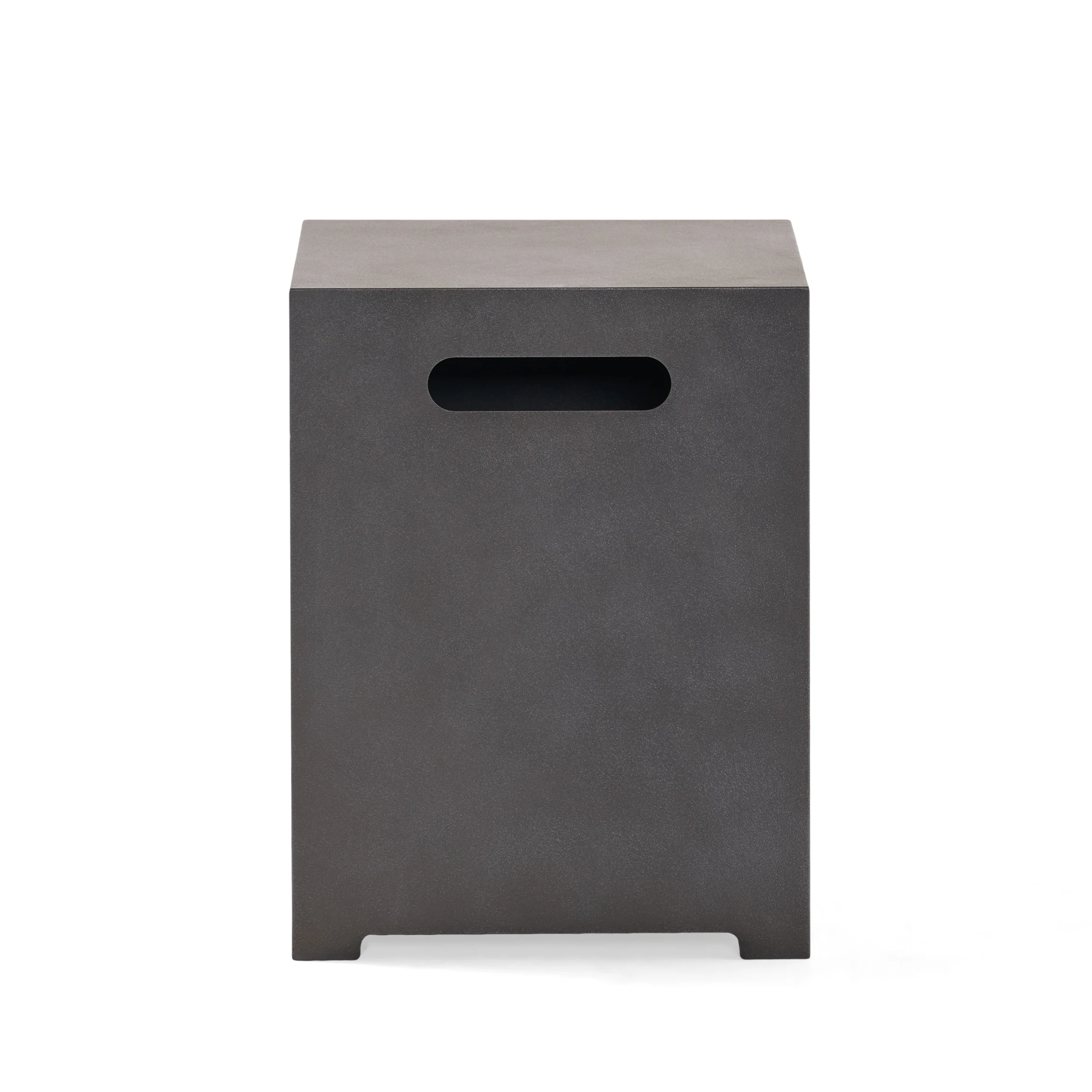 Jefferson Outdoor Round Fire Pit with Tank Holder - furnishings