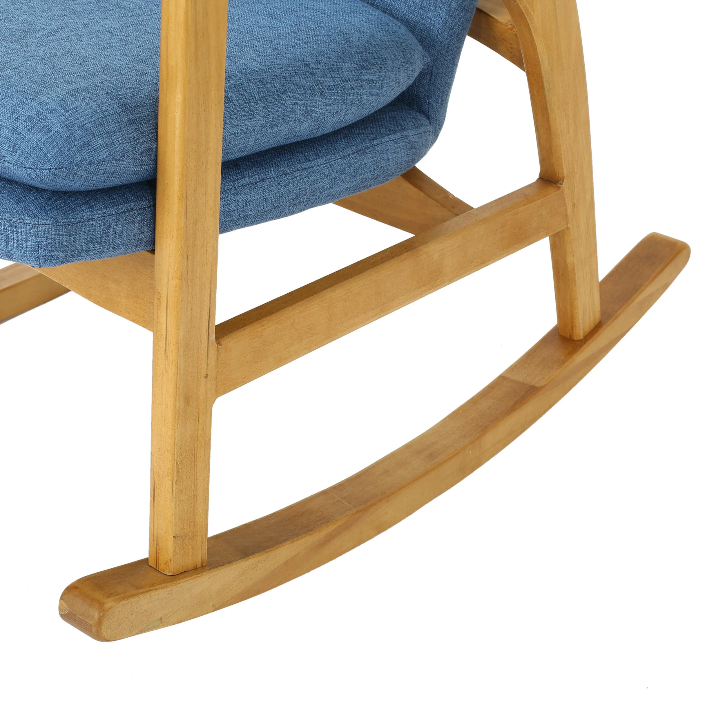 Whitman Mid Century Fabric Rocking Chair - furnishings