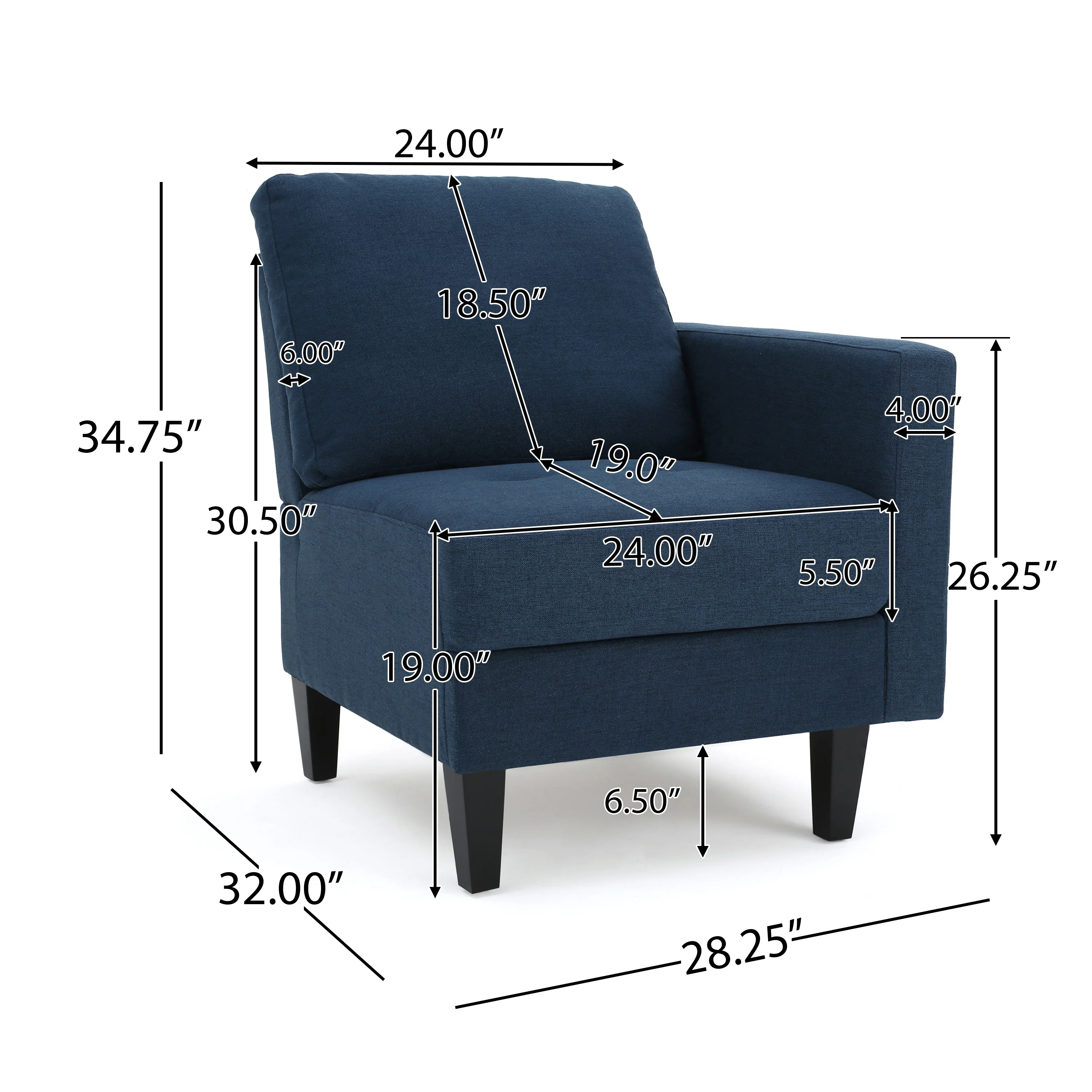 Bridger Fabric Sectional Couch - furnishings