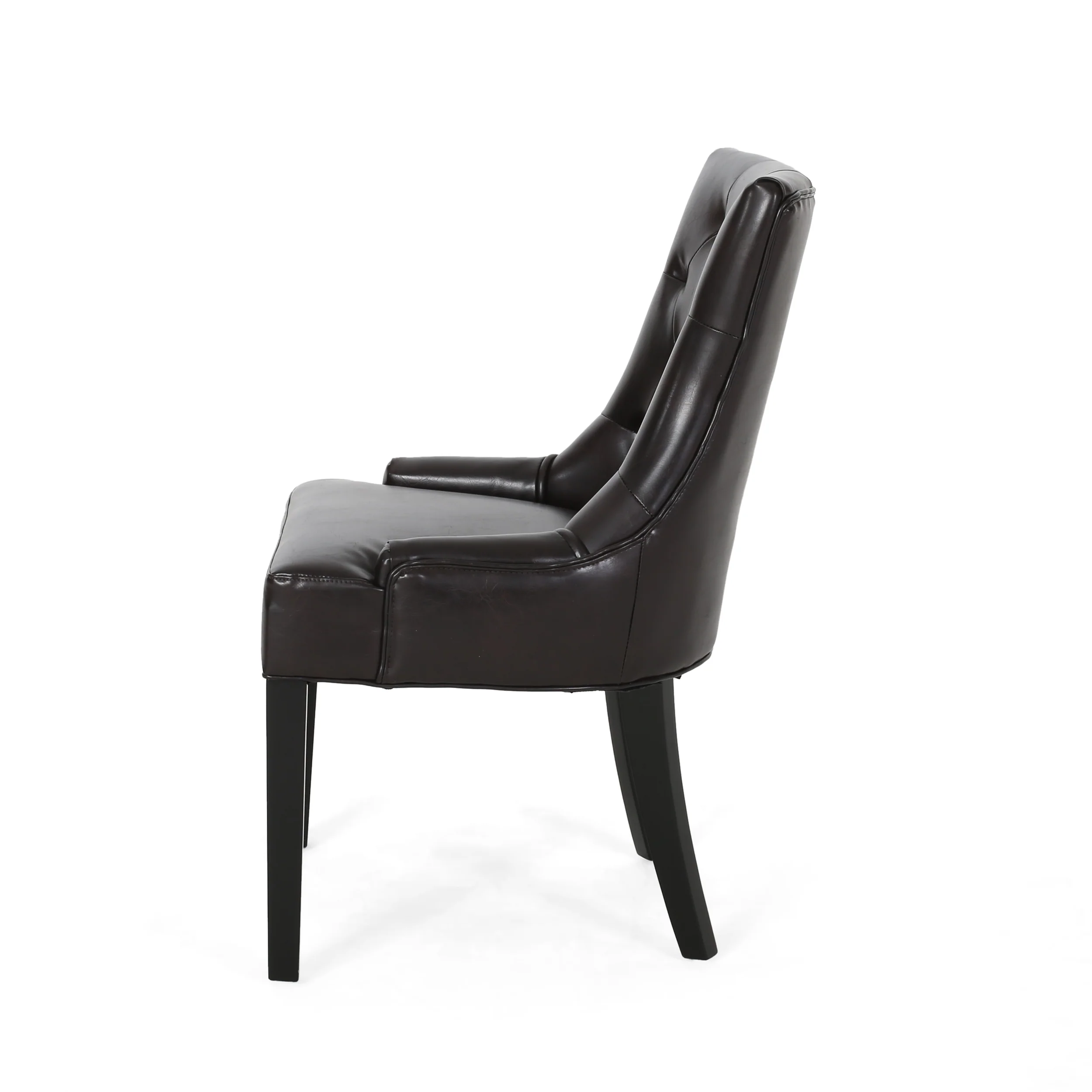 Stacy Tufted Leather Dining Chairs (Set of 2) - furnishings