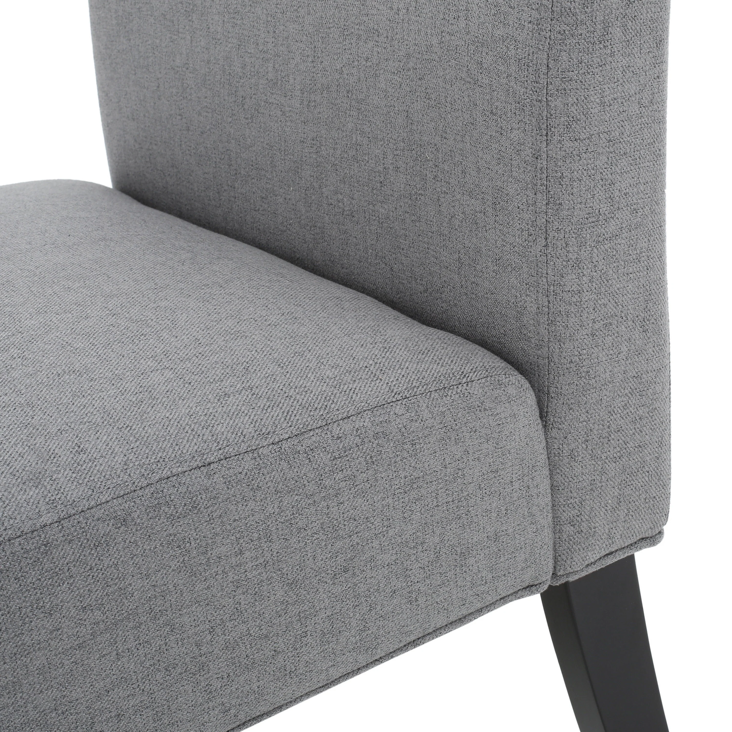 Kendal Contemporary Fabric Slipper Accent Chair - furnishings