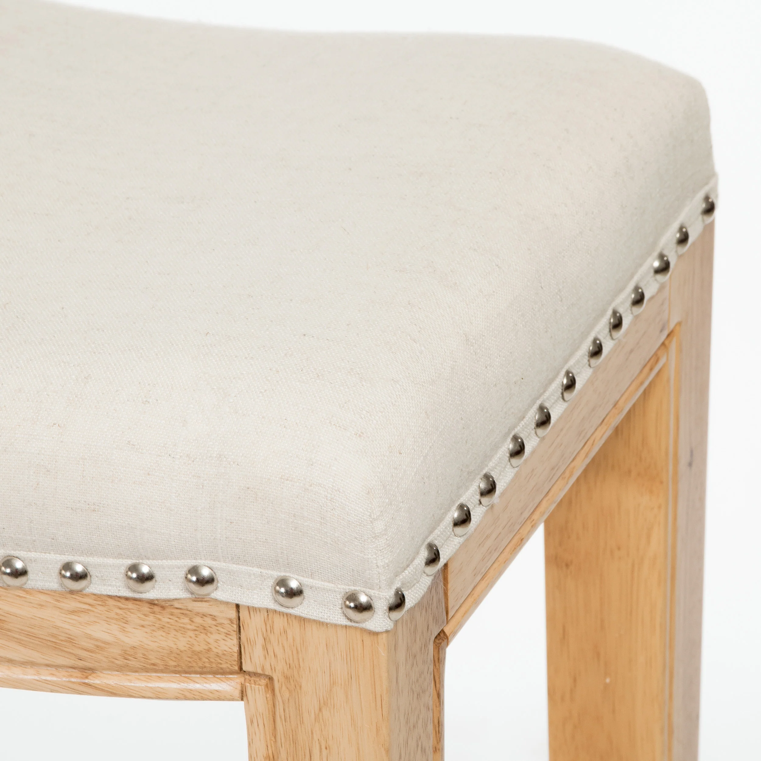 Jaeden Beige Backless 30-Inch Bar Stools (Set of 2) - furnishings
