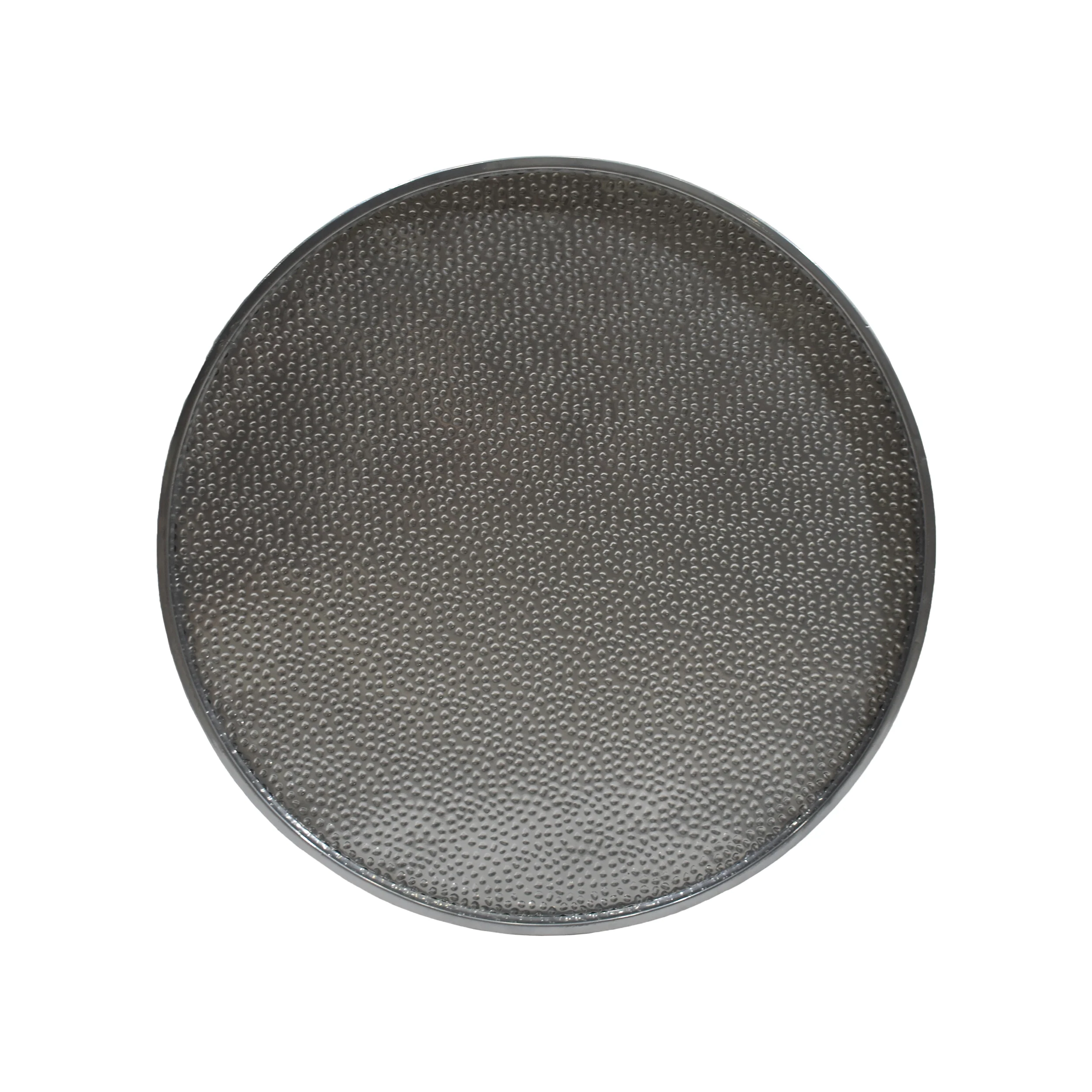 Rache Modern Round 3 Piece Iron Accent and Coffee Table Set - furnishings