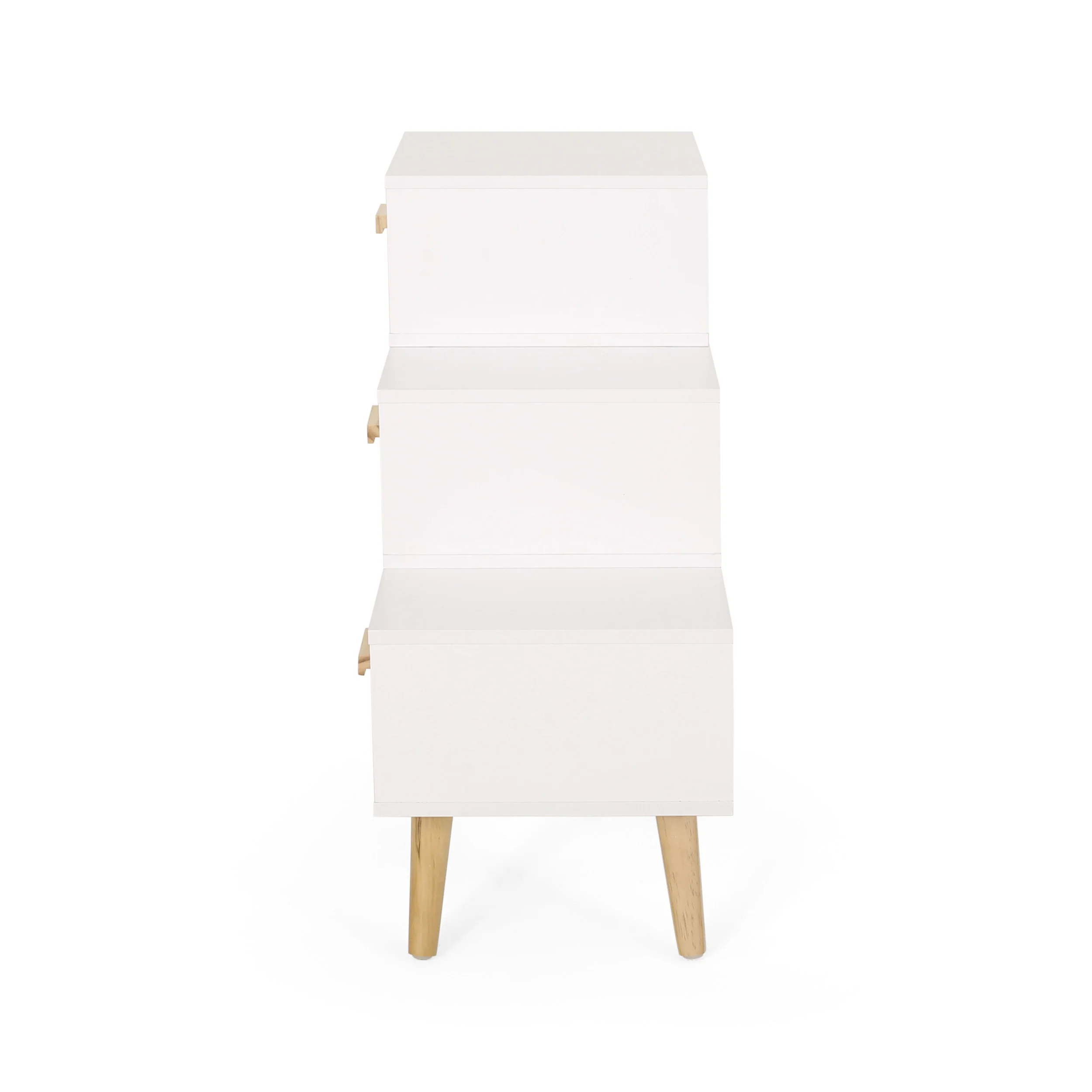 Tula Mid-Century Modern 3 Drawer Tiered Cabinet - furnishings