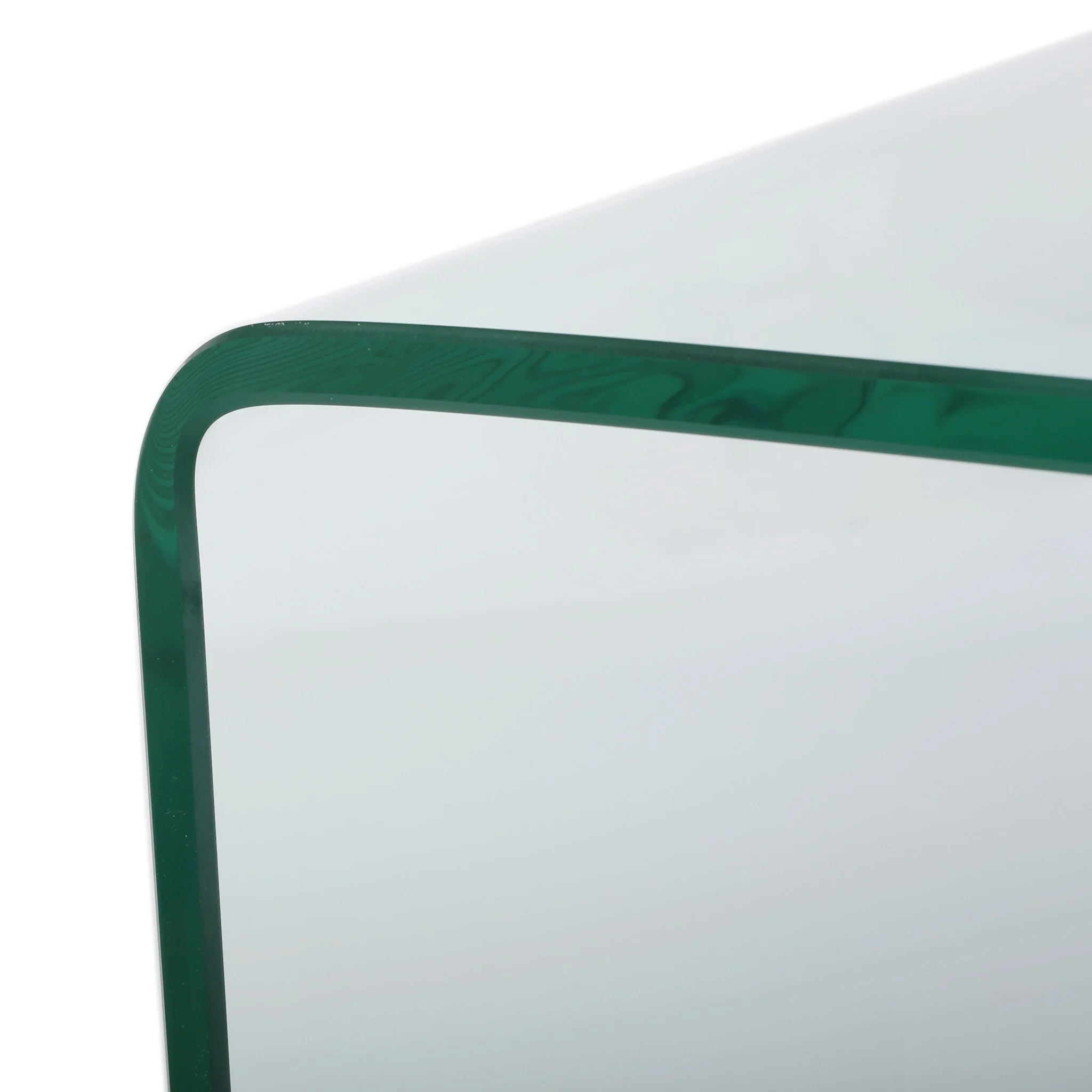 Classon Modern Rectangular Tempered Glass Console Table - furnishings