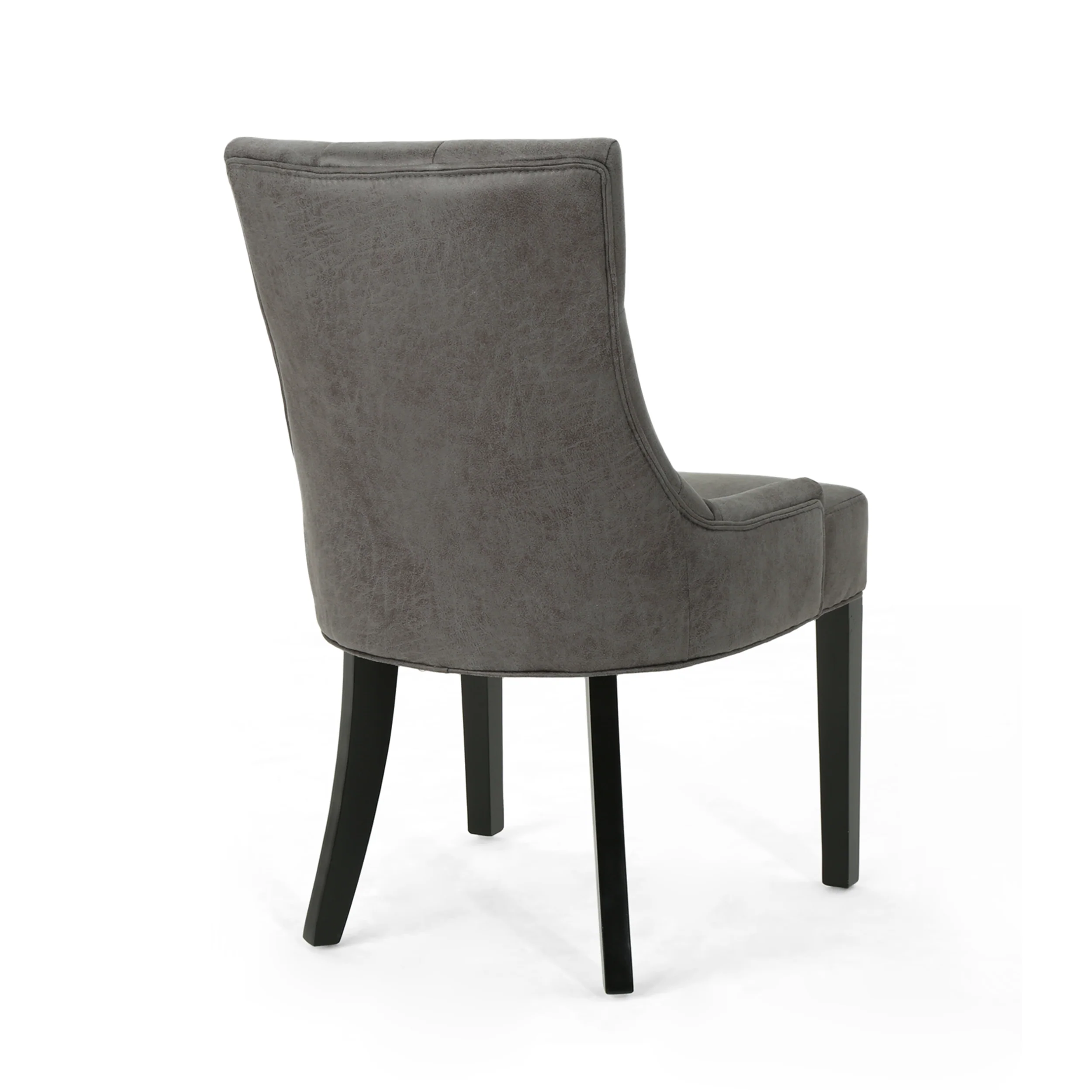 Sarah Traditional Microfiber Dining Chairs (Set of 2) - furnishings