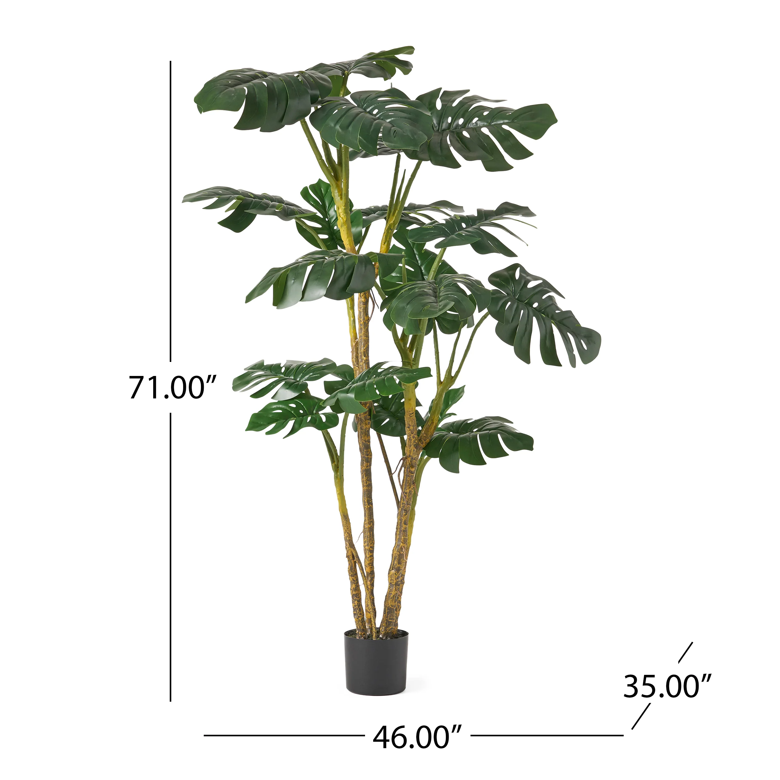 Dorse Artificial Monstera Tree - furnishings