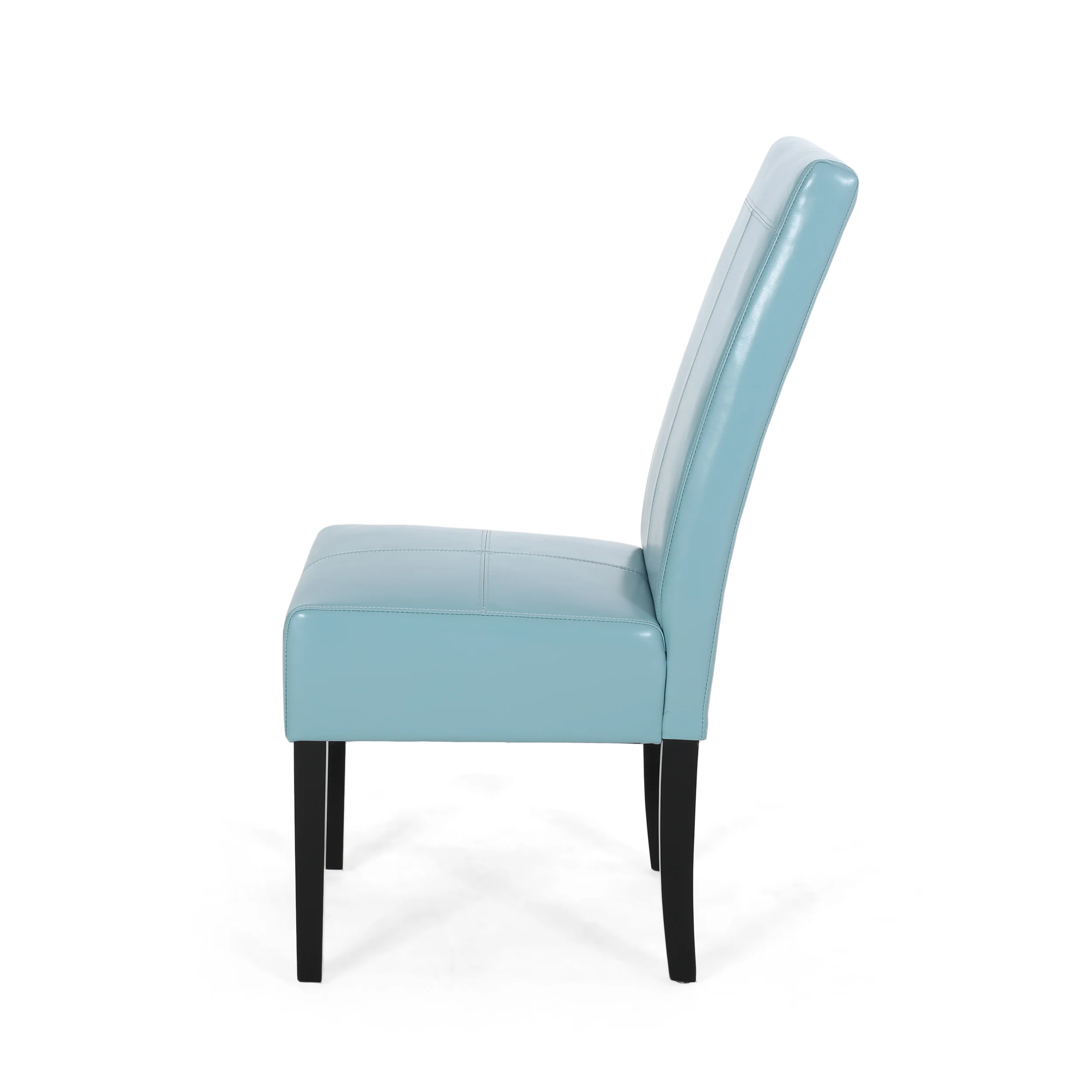 Percival T-Stitch Bonded Leather Dining Chairs (Set of 2) - furnishings