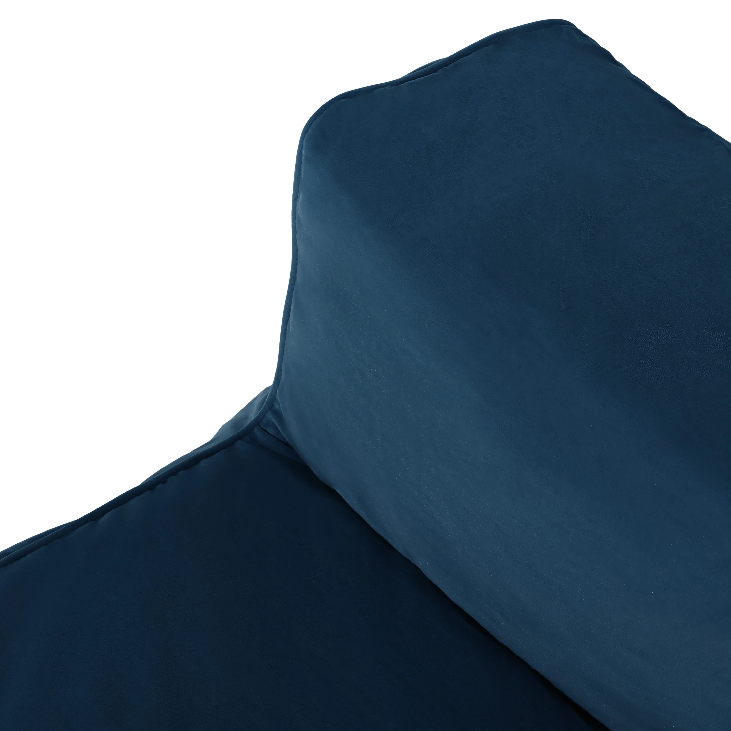 Caraway Modern Velvet Bean Bag Chair - furnishings