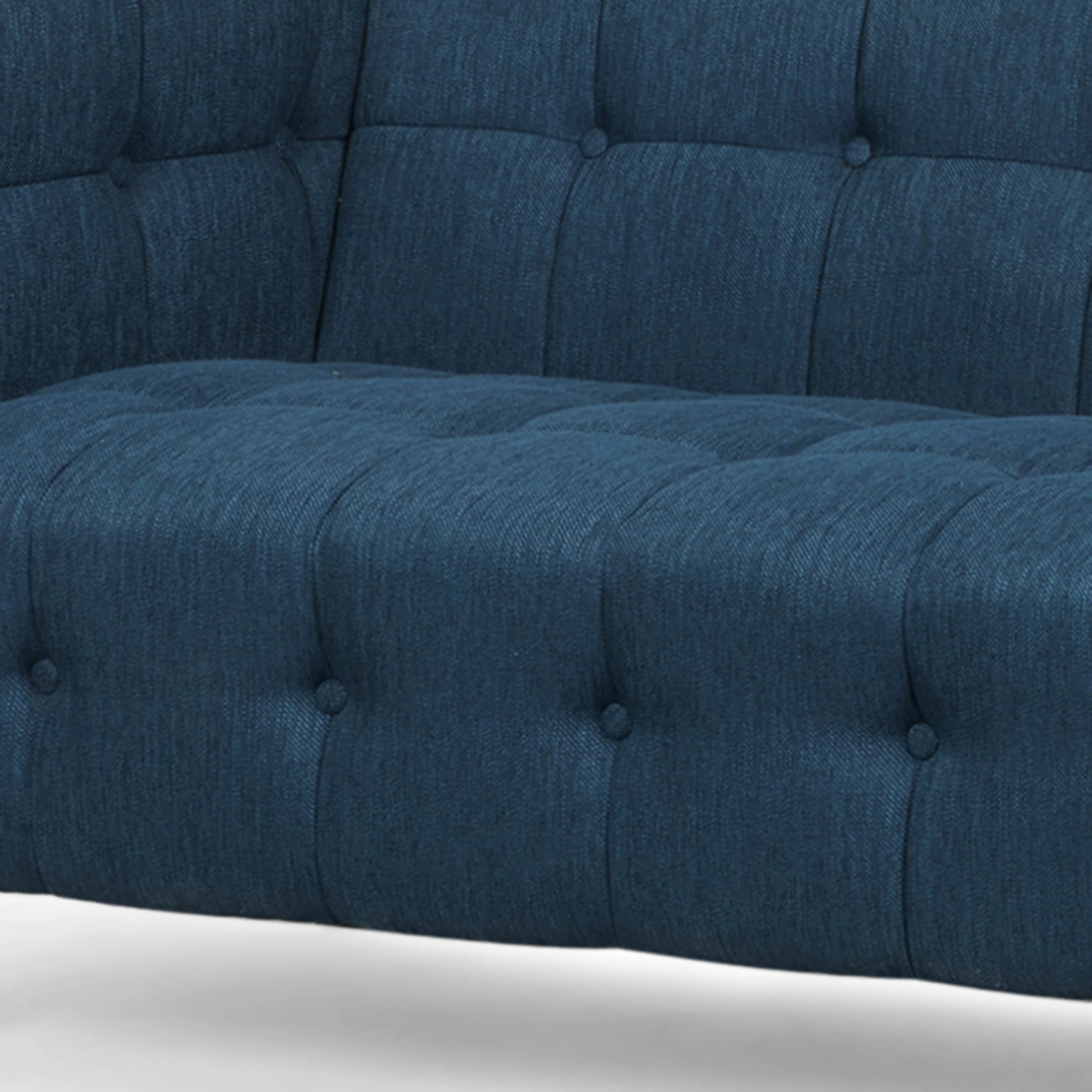 Warnock Mid-Century Modern Fabric Tufted Sectional Sofa Set - furnishings