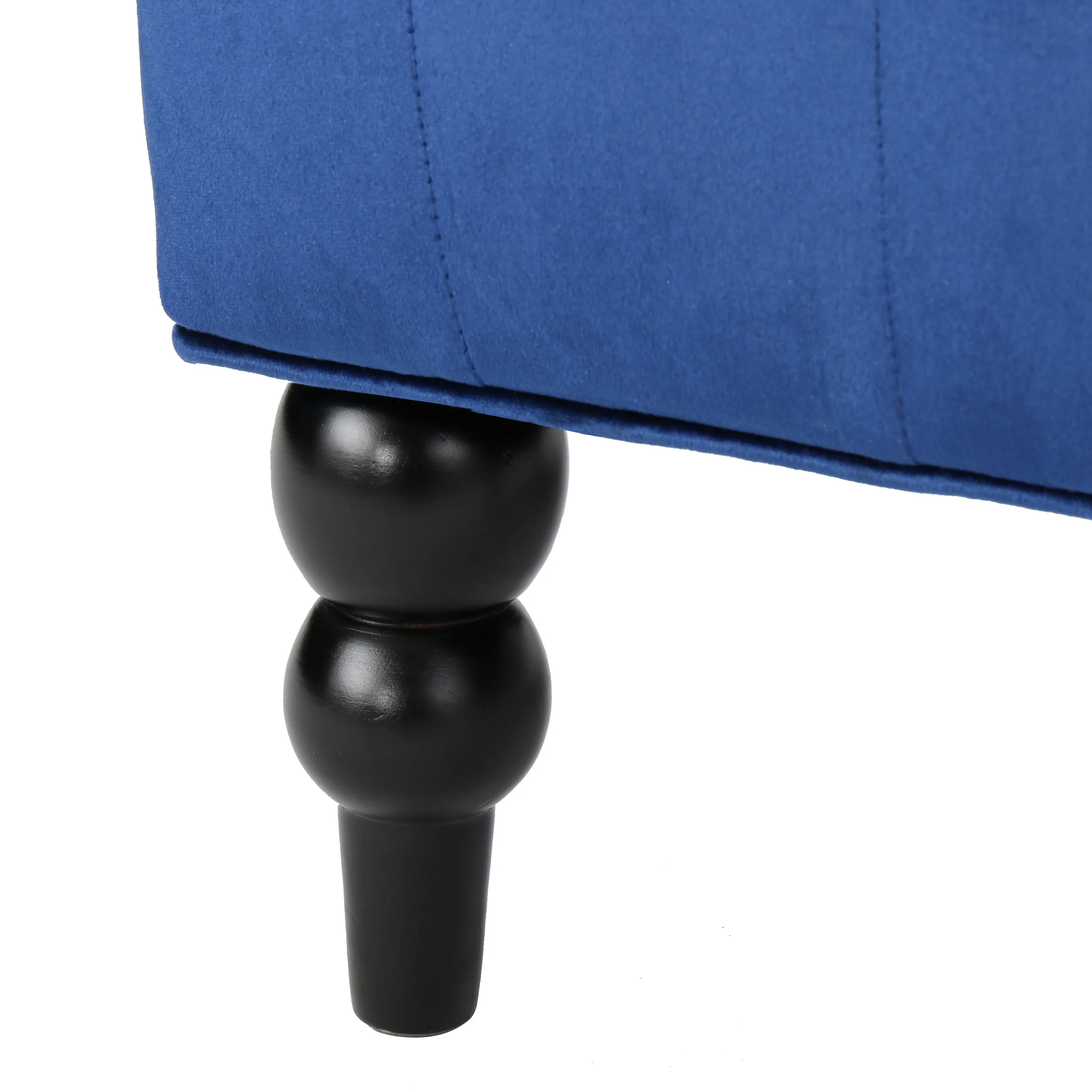 Talisa Winged High-Back Tufted New Velvet Club Chair - furnishings