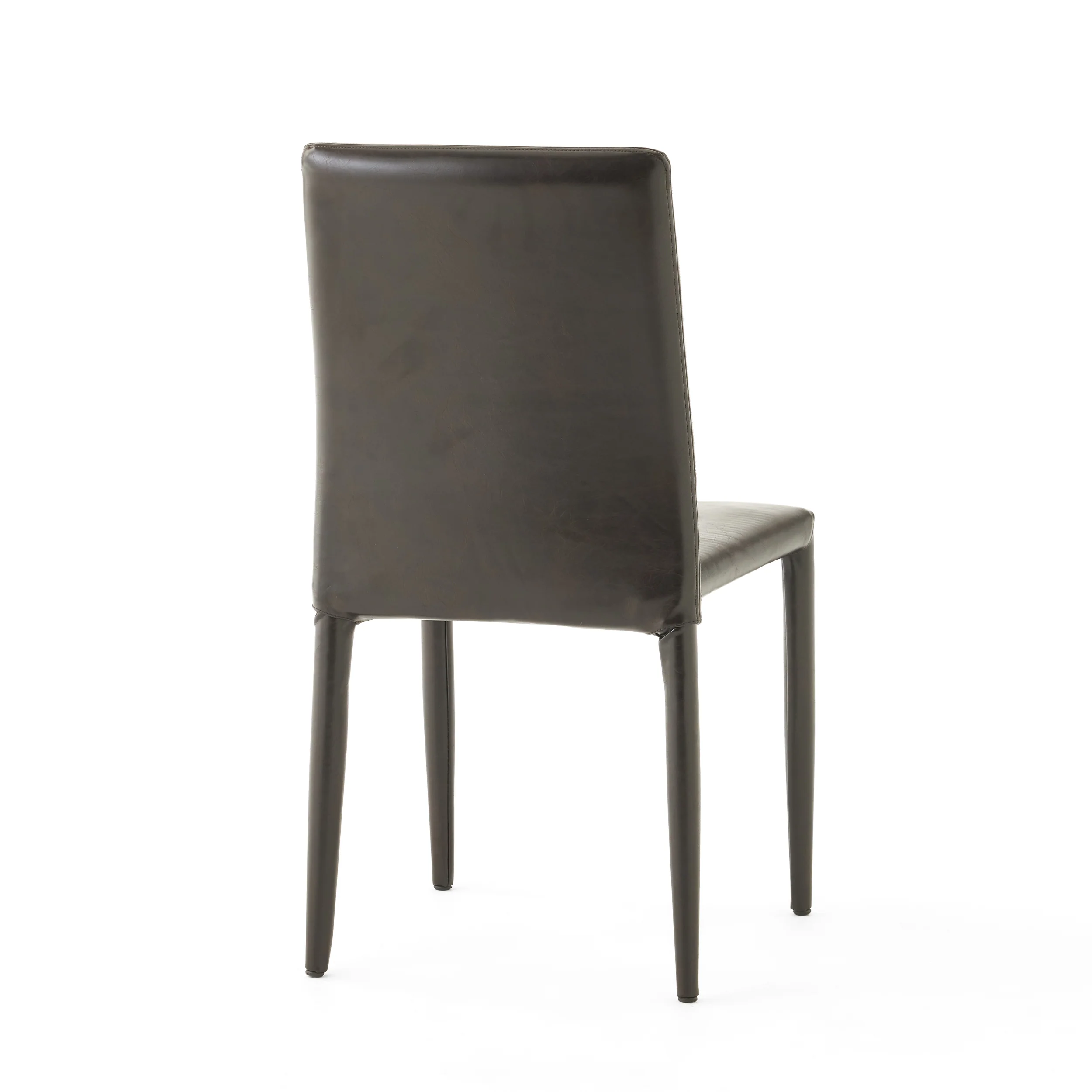 Pasiara Contemporary Brown Stacking Chairs (Set of 4) - furnishings