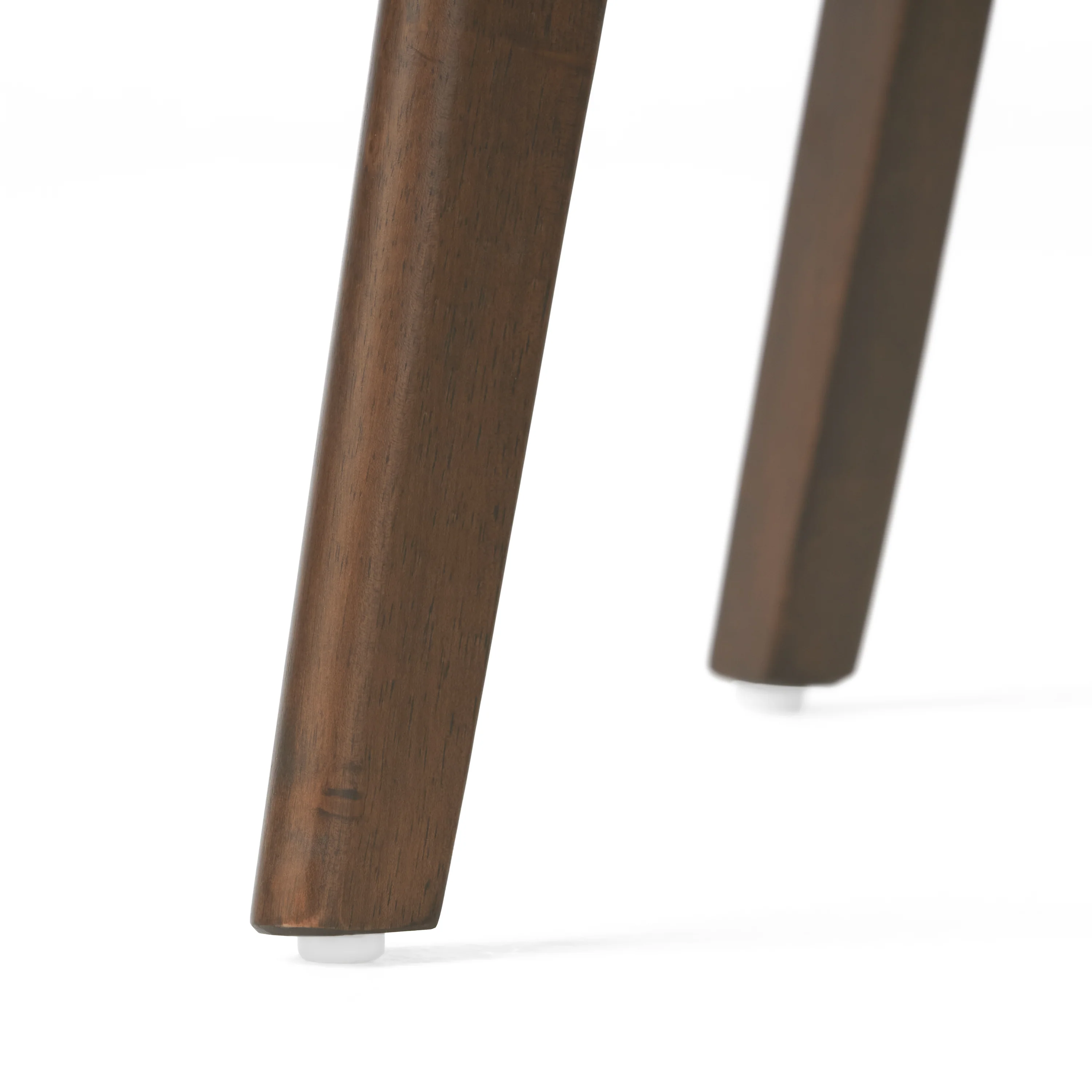 Wrene Mid-Century Walnut Finished Frame Dining Chairs, Set of 4 - furnishings