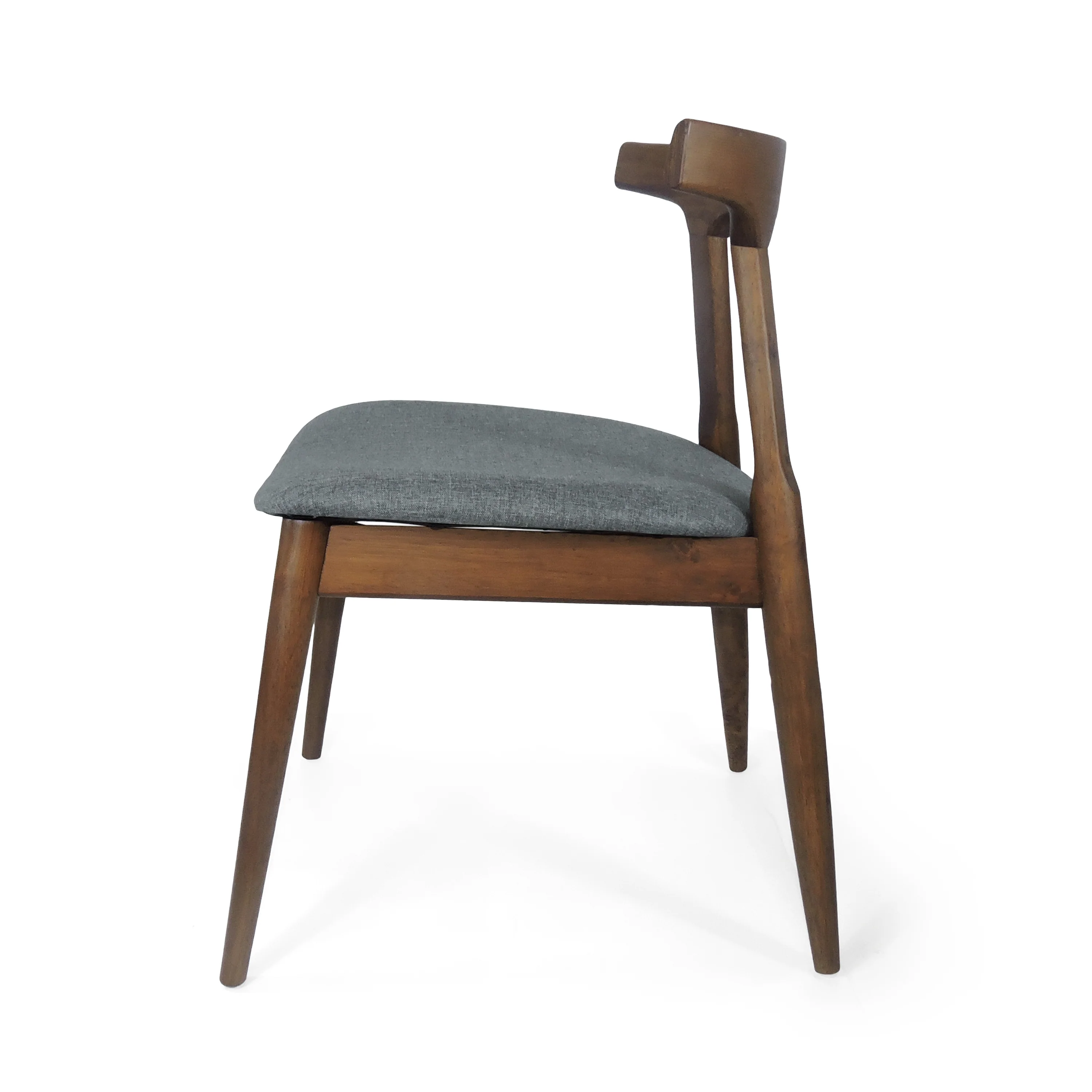 Danmore Mid Century Modern Fabric Upholstered Dining Chairs, Set of 4 - furnishings