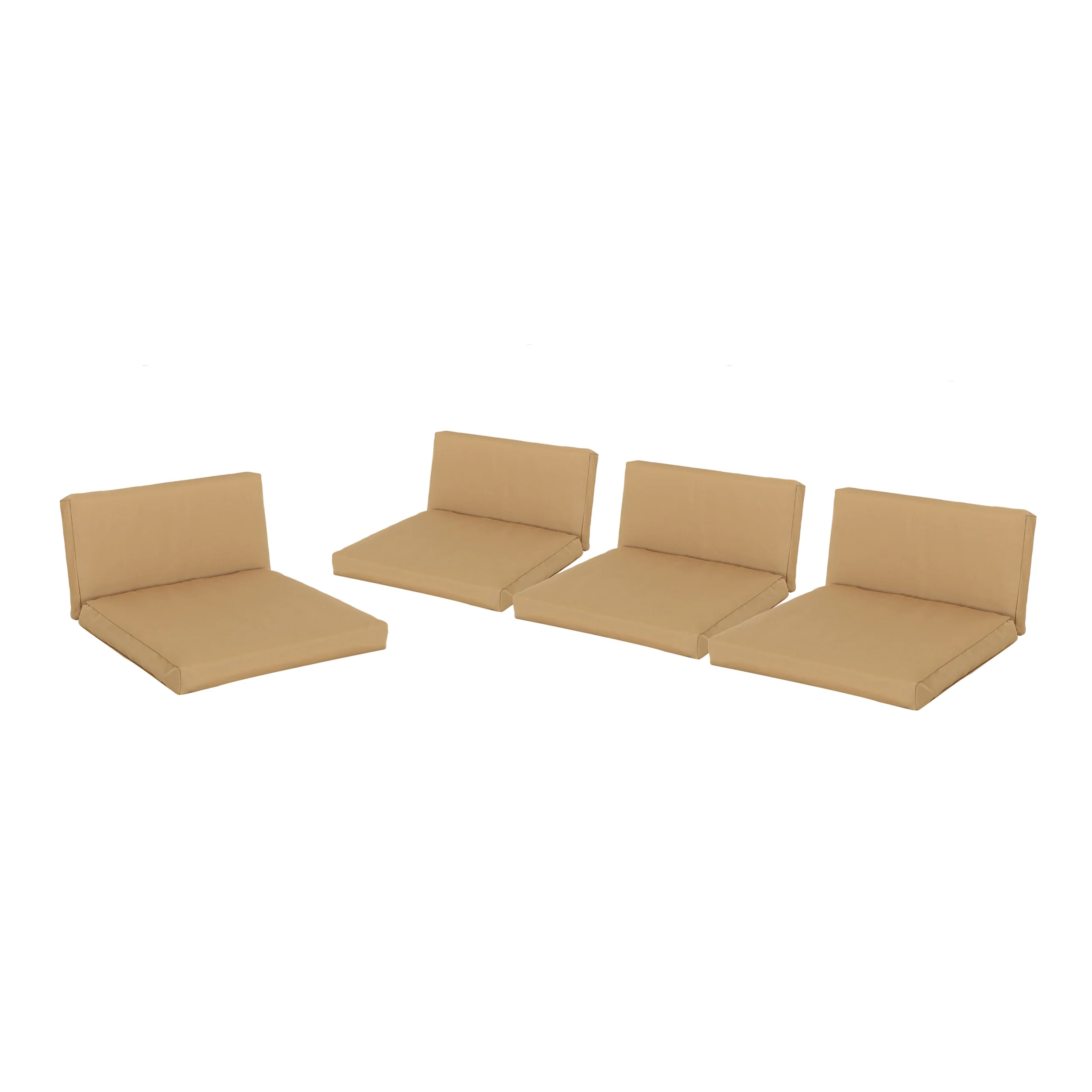 Illyria Outdoor Water Resistant Fabric Club Chair Cushions (Set of 4) - furnishings