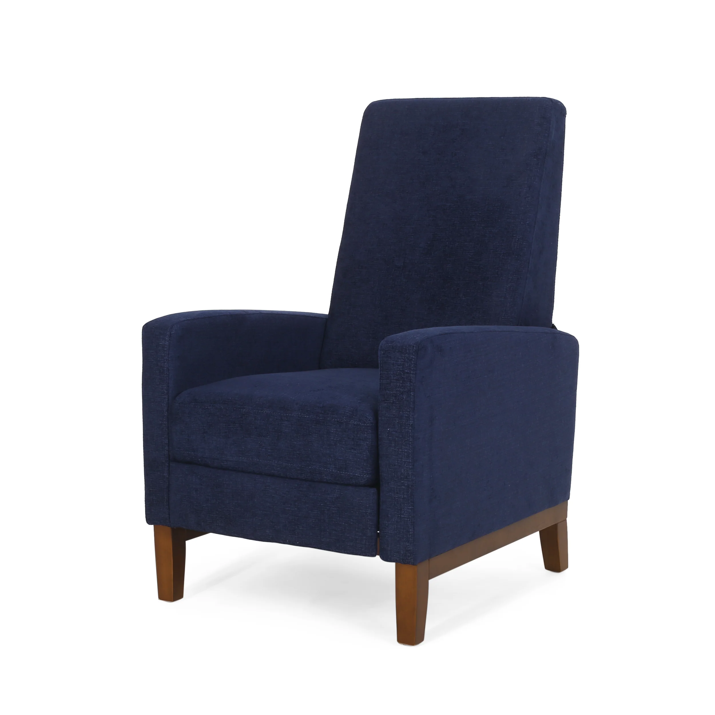 Plevna Contemporary Fabric Upholstered Pushback Recliner - furnishings
