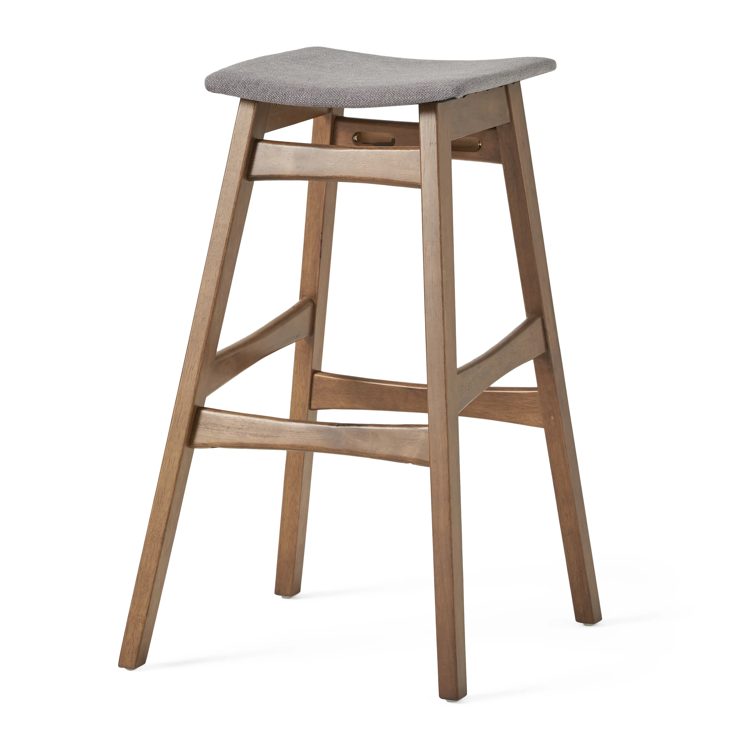 Ethel Natural Walnut Finish Rectangular 3 Piece Bar Set - furnishings