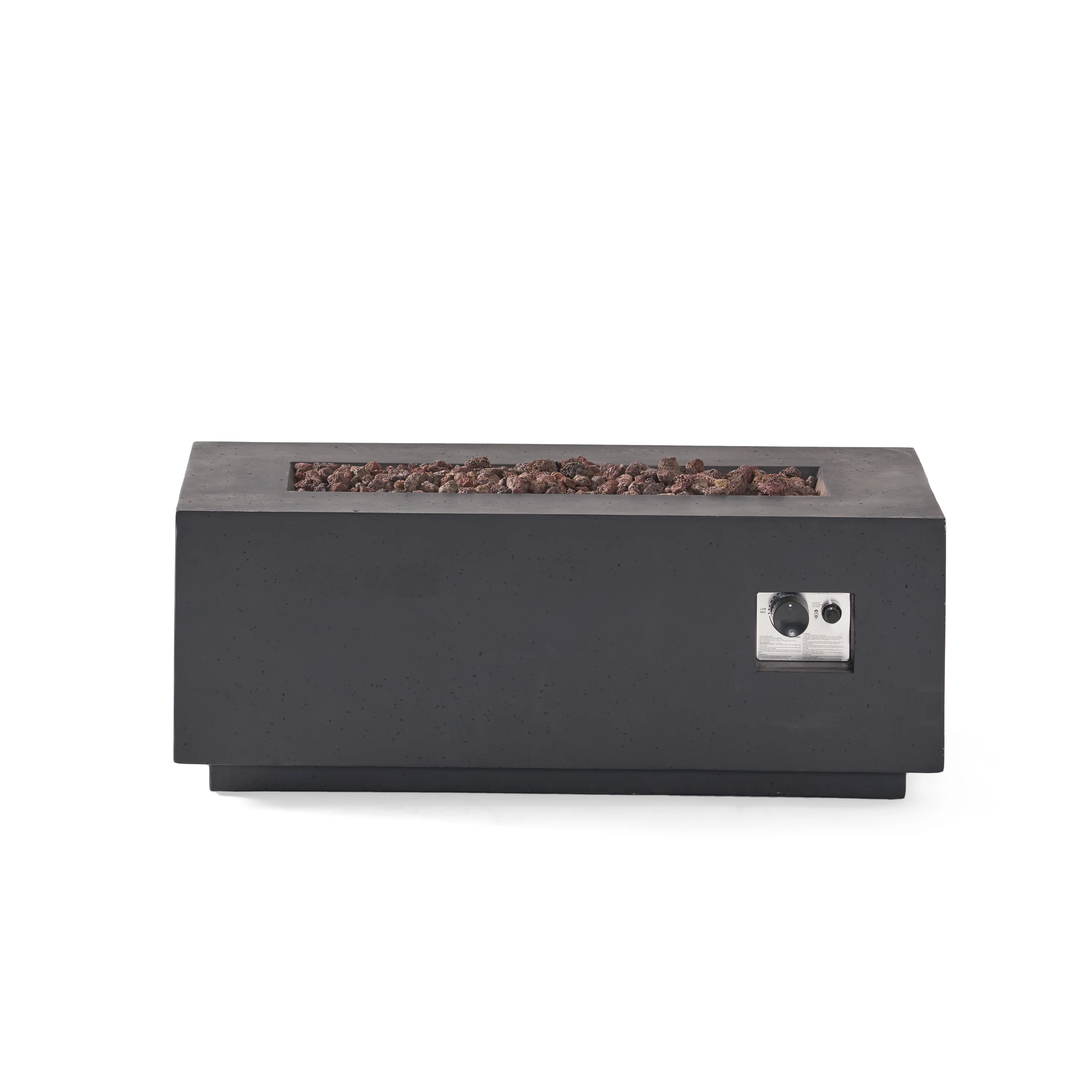 Jude Outdoor Aluminum 4 Seater Chat Set with Fire Pit - furnishings