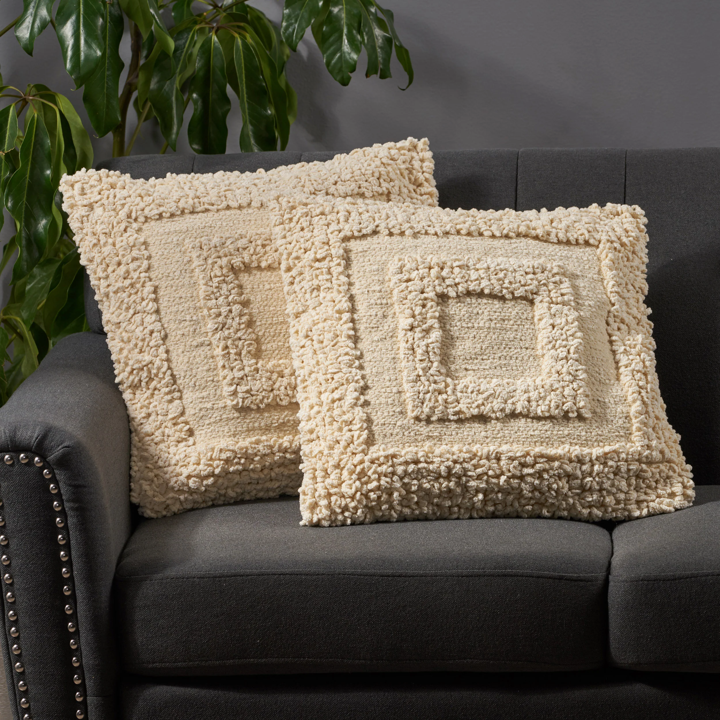 Lamontae Boho Cotton Throw Pillow (Set of 2) - furnishings