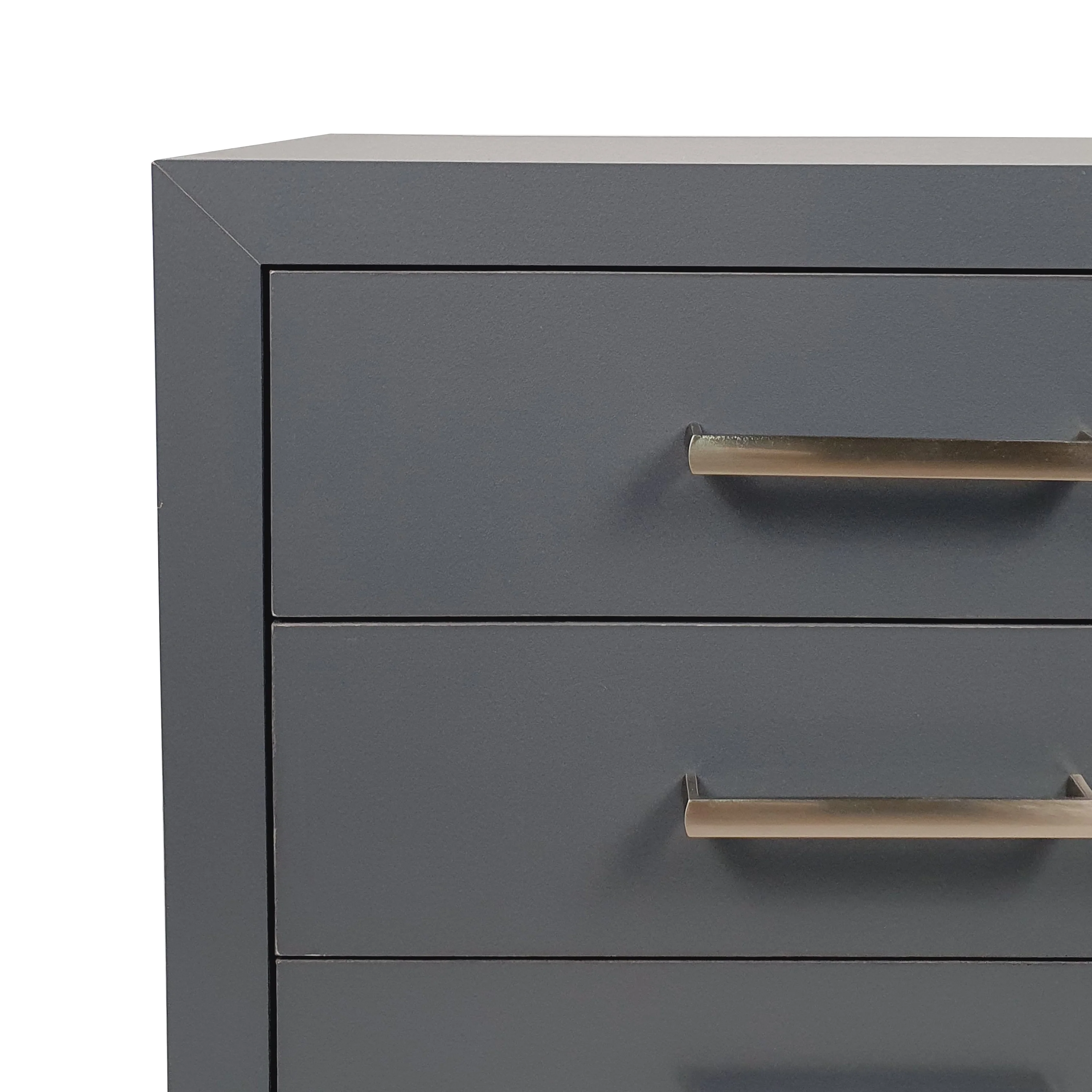 Borah Contemporary Faux Wood 2 Piece 4 Drawer Dresser and Nightstand Bedroom Set - furnishings