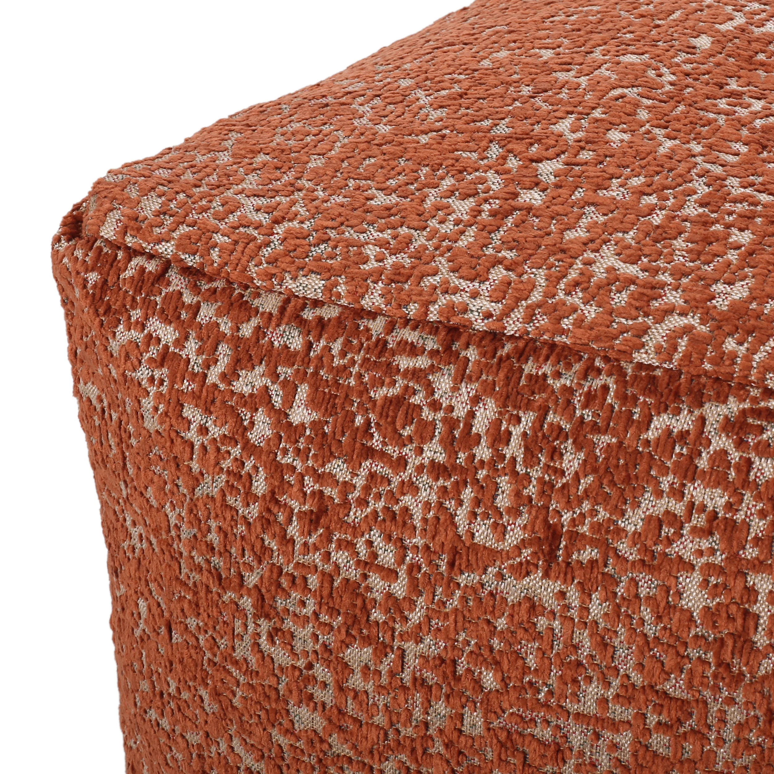 Binger Handcrafted Boho Cube Pouf - furnishings