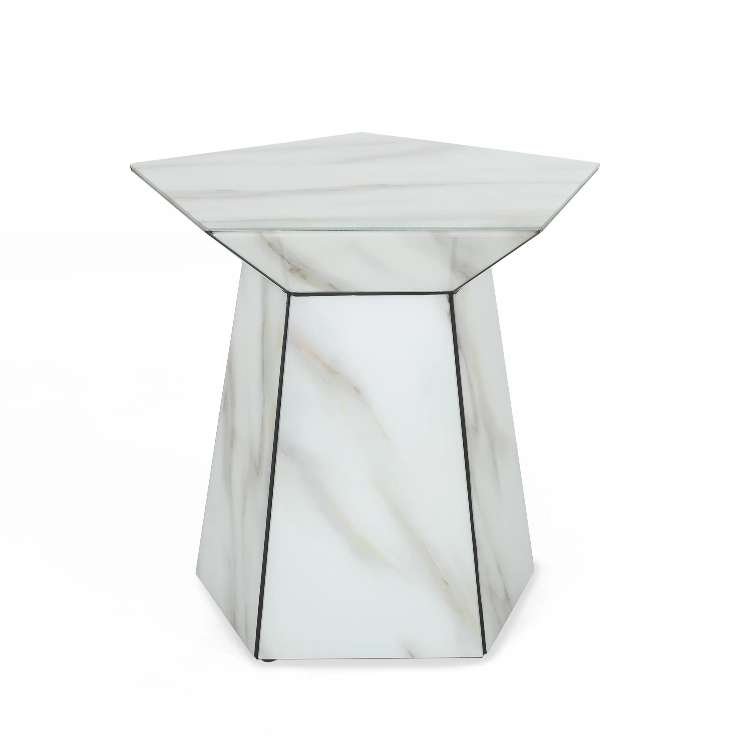 Volantis Modern Pentagon Accent Table - furnishings