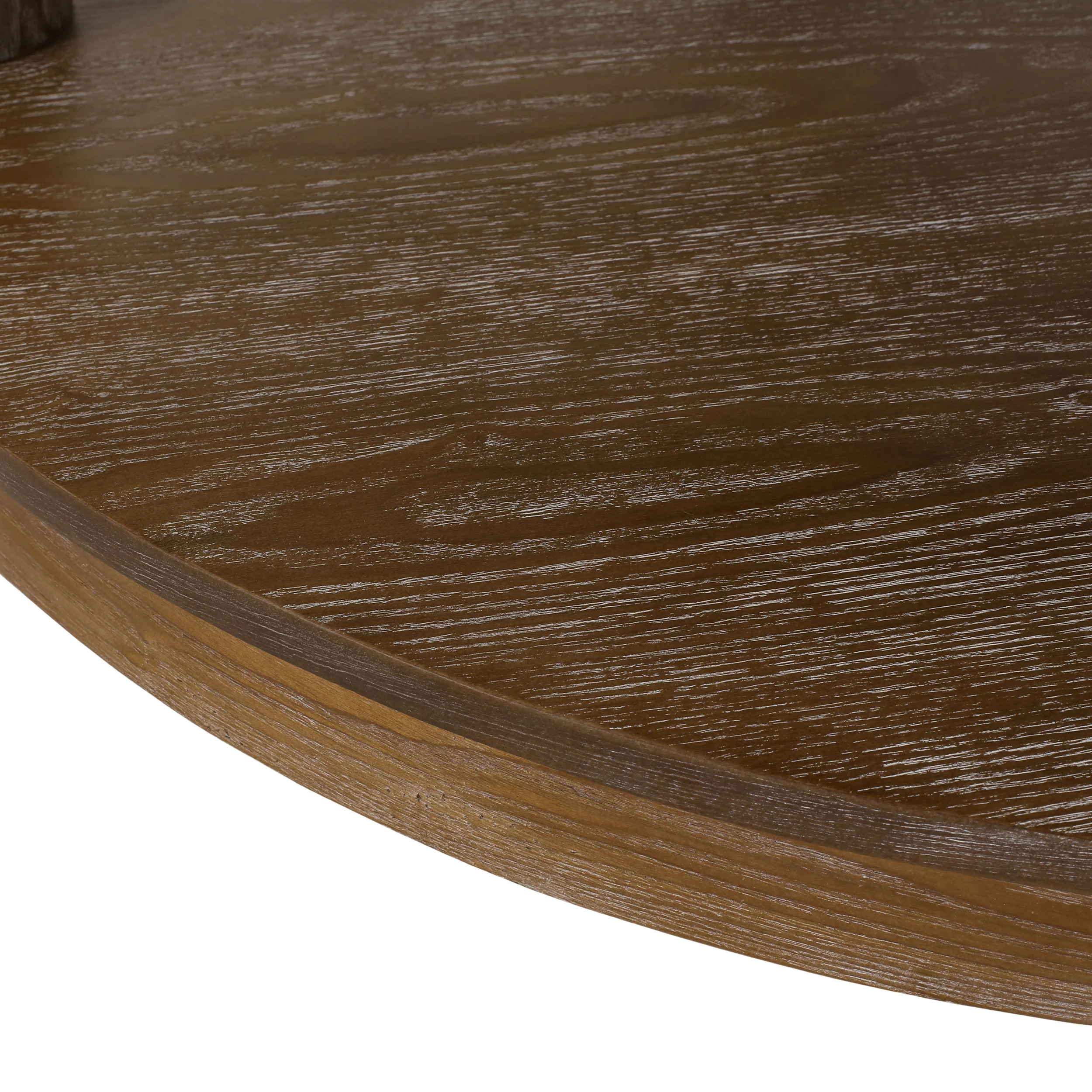 Andrue Contemporary Upholstered Round Ottoman - furnishings